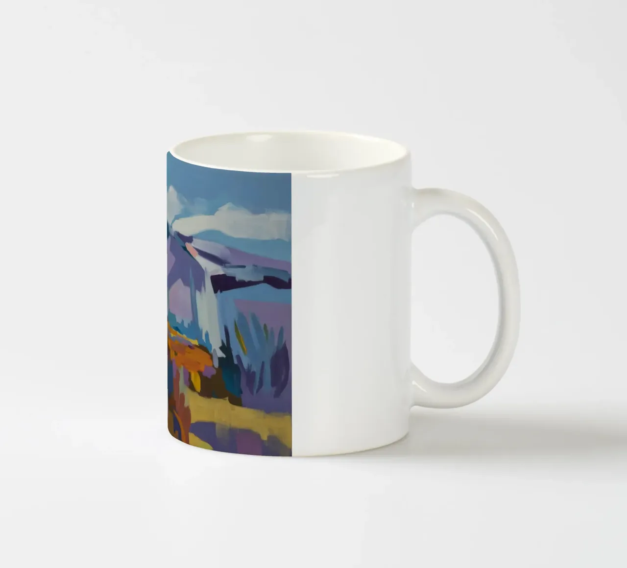 Serenità del picco del ghiacciaio tazza in ceramica da Radiance Landscape