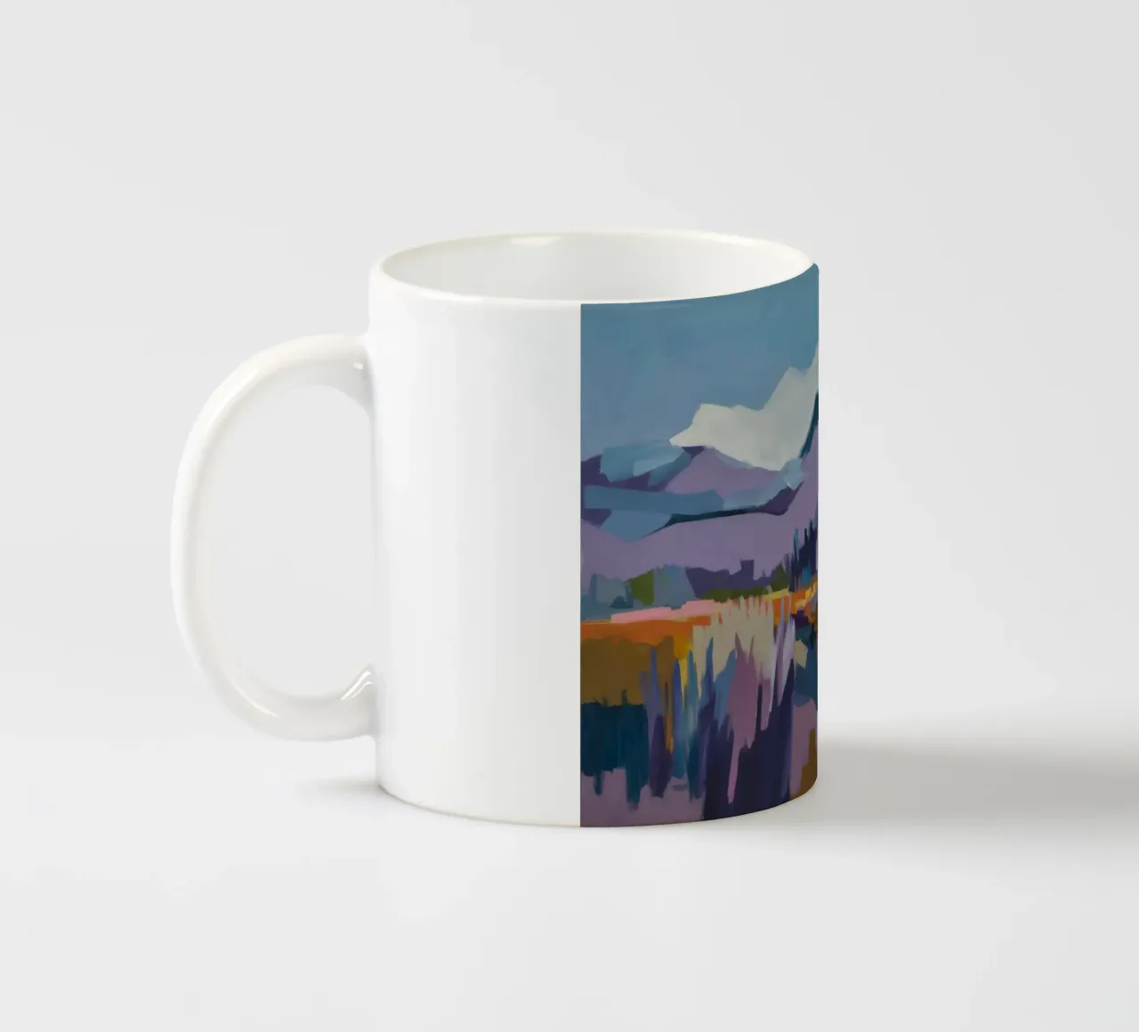 Serenità del picco del ghiacciaio tazza in ceramica da Radiance Landscape