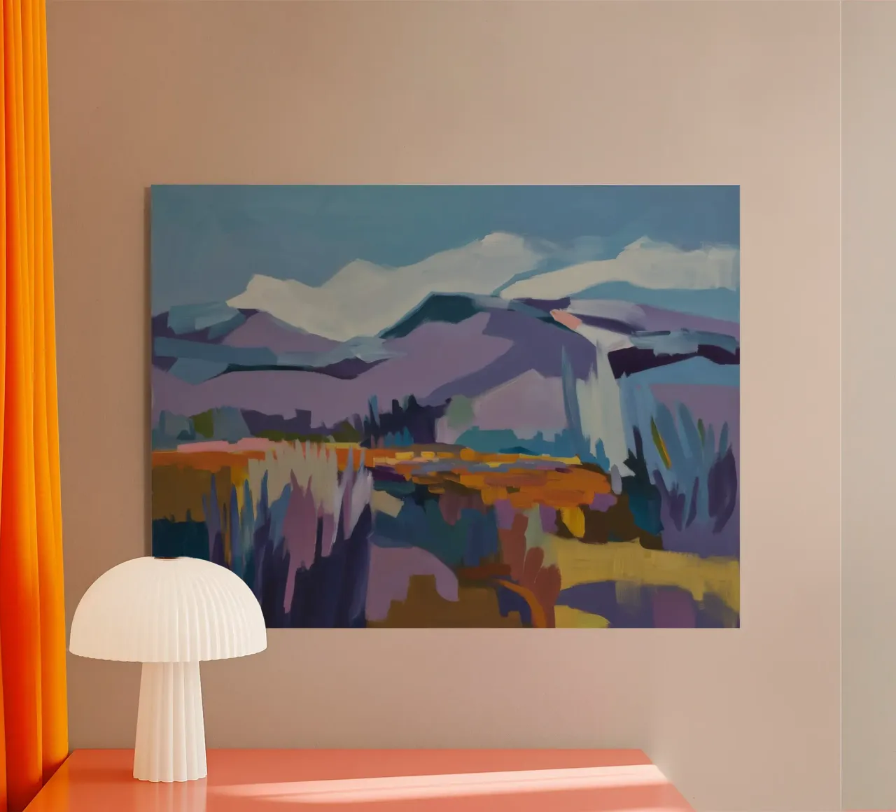 Serenità del picco del ghiacciaio plexiglass da Radiance Landscape