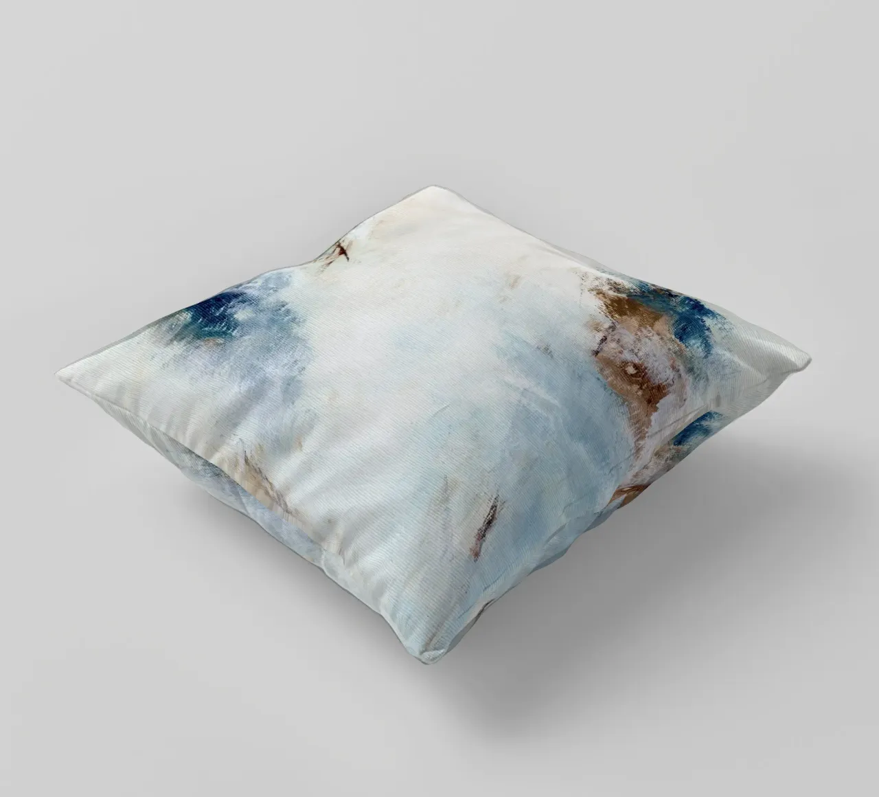 earthen abstract decorative cushion by Nikitajariwala