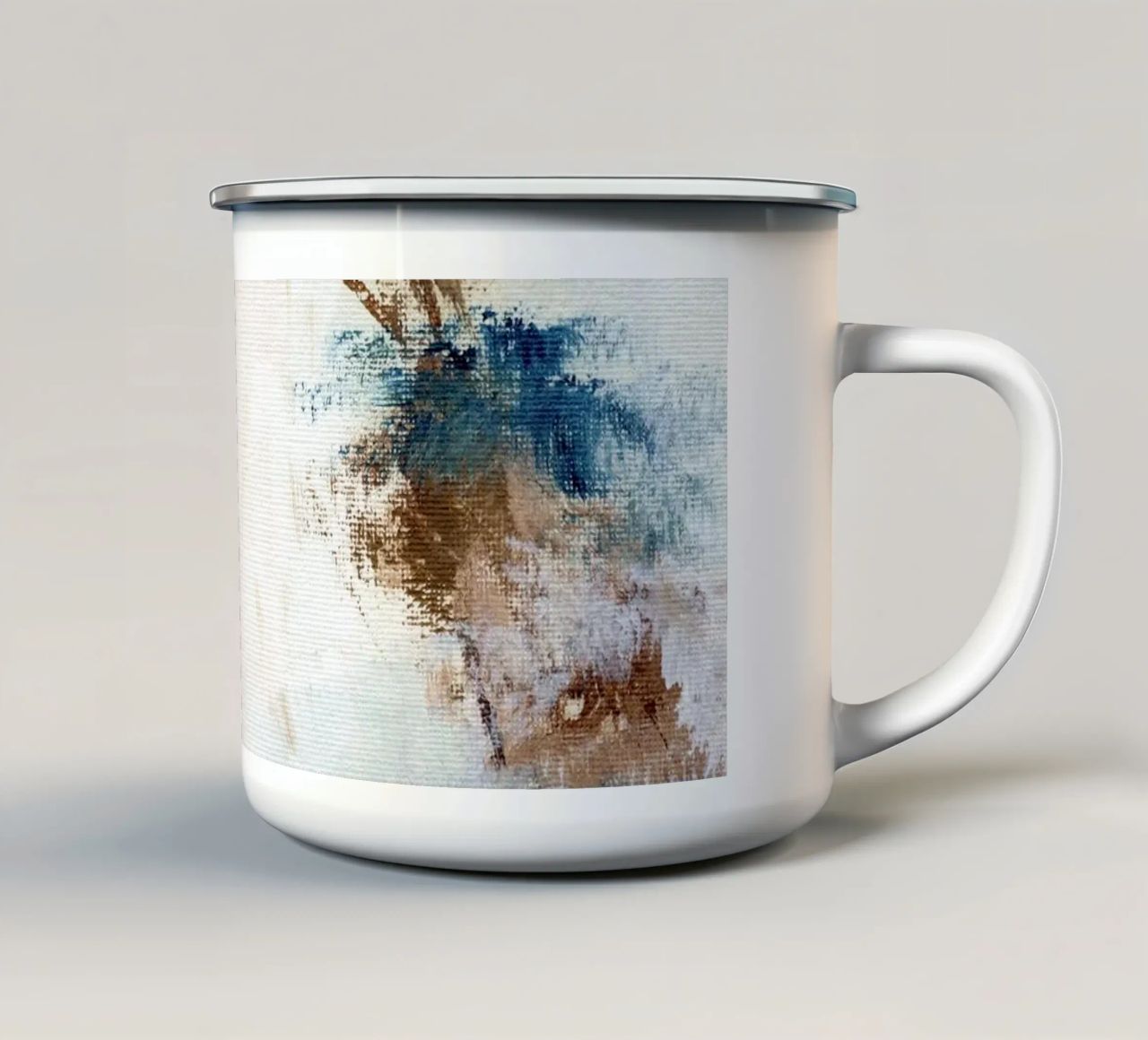 terra astratta tazza in smalto da Nikitajariwala