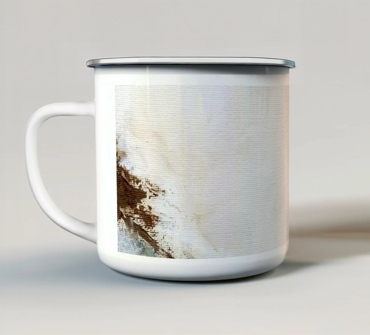 terra astratta tazza in smalto da Nikitajariwala