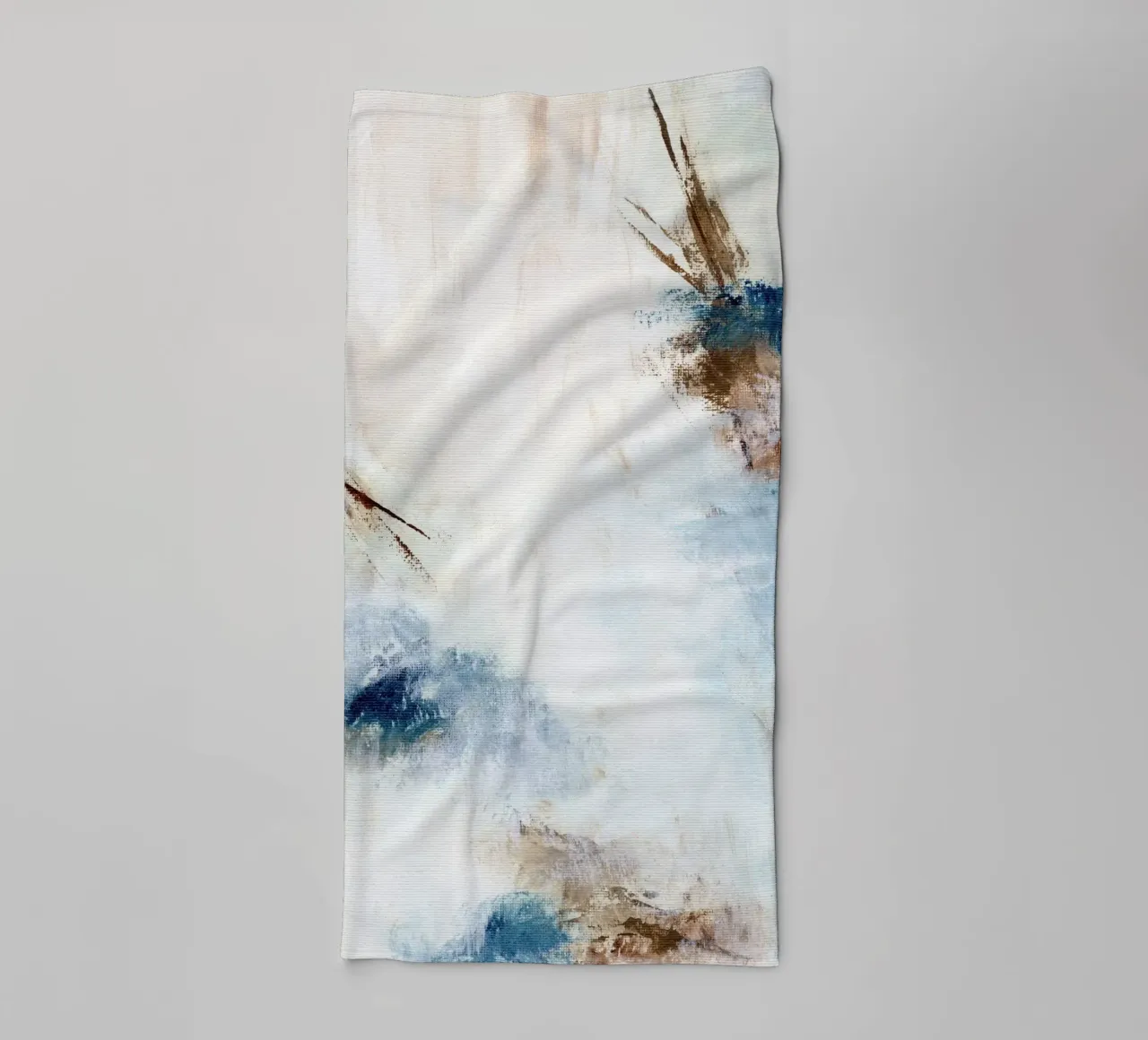 earthen abstract towel by Nikitajariwala