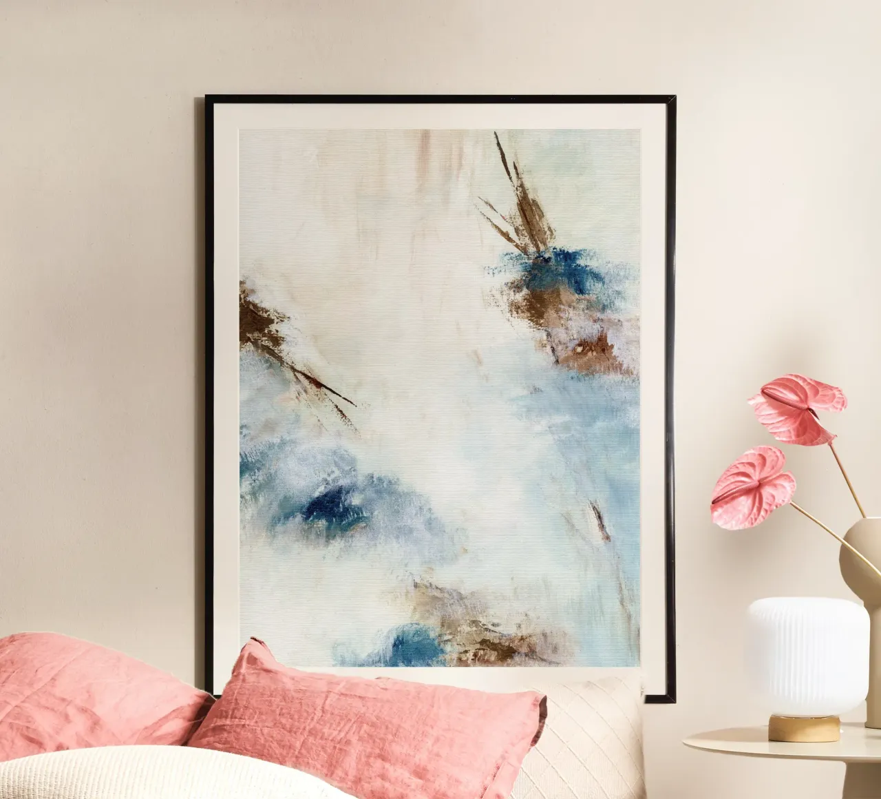 terra astratta poster con telaio in alluminio da Nikitajariwala