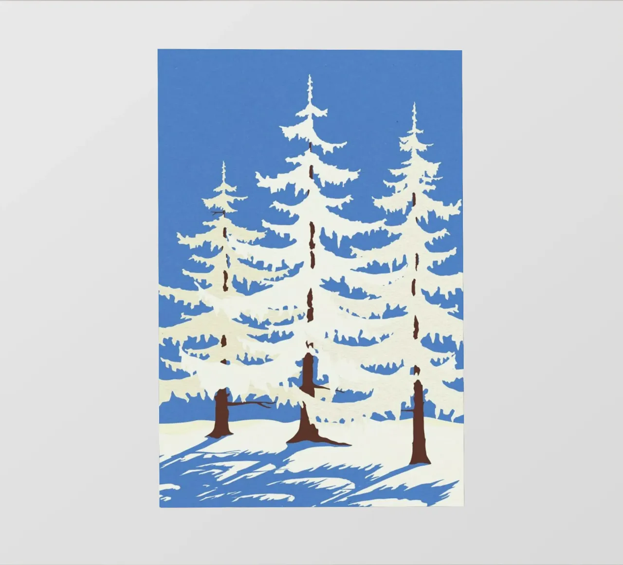 Harz Winter Trees telo in pvc da Rosi Feist