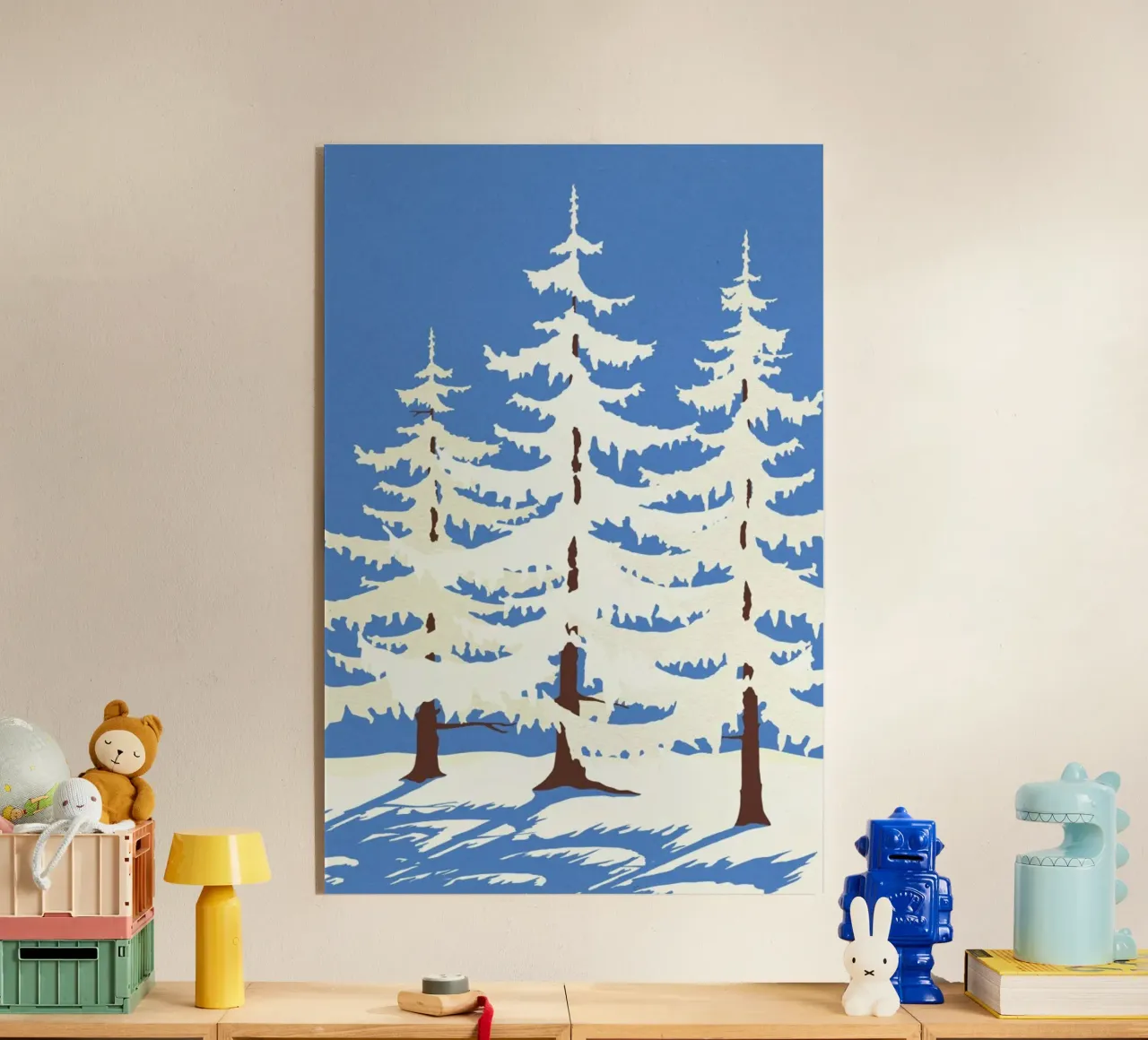 Harz Winter Trees plexiglass da Rosi Feist