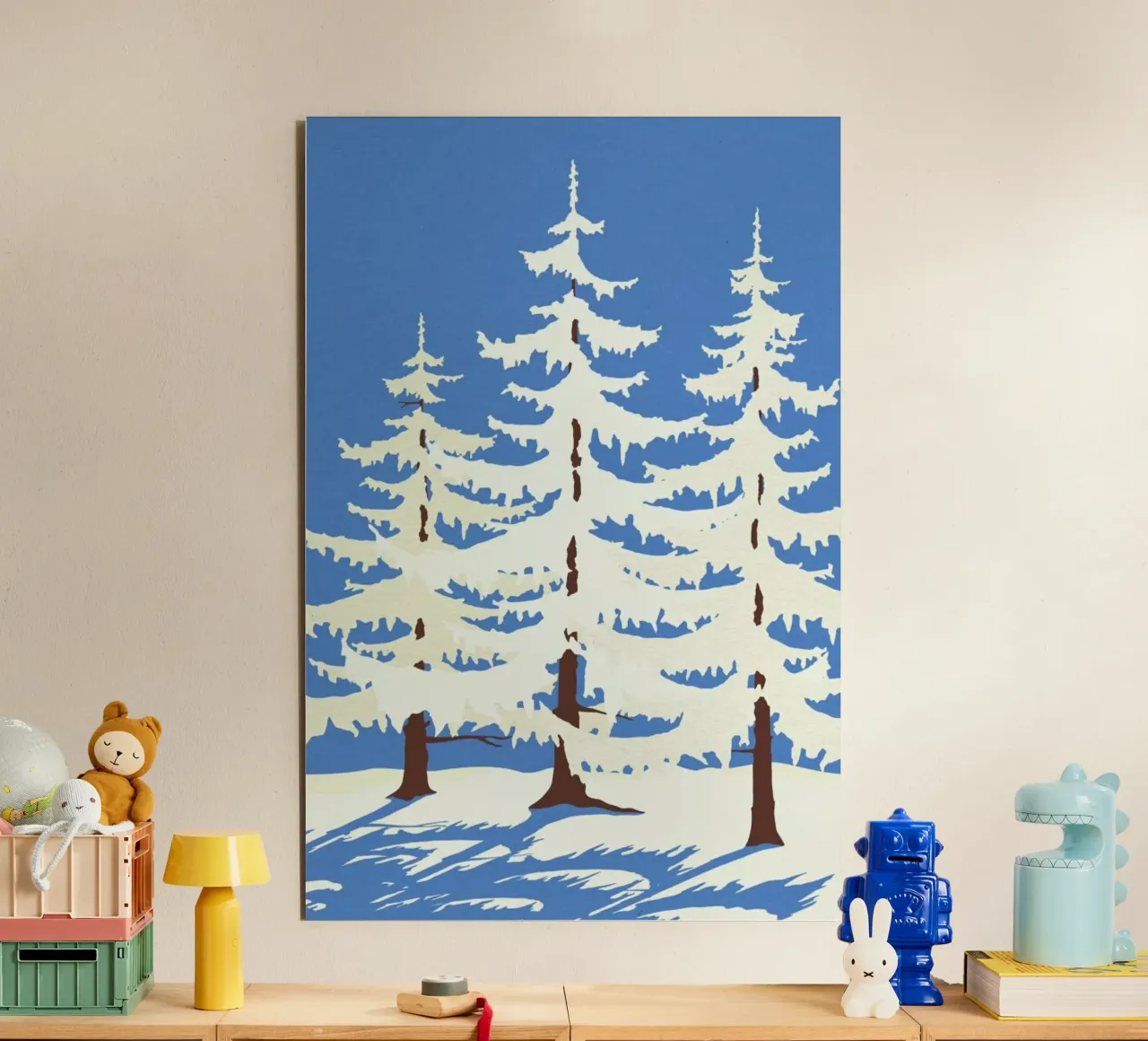 Harz Winter Trees alluminio dibond da Rosi Feist