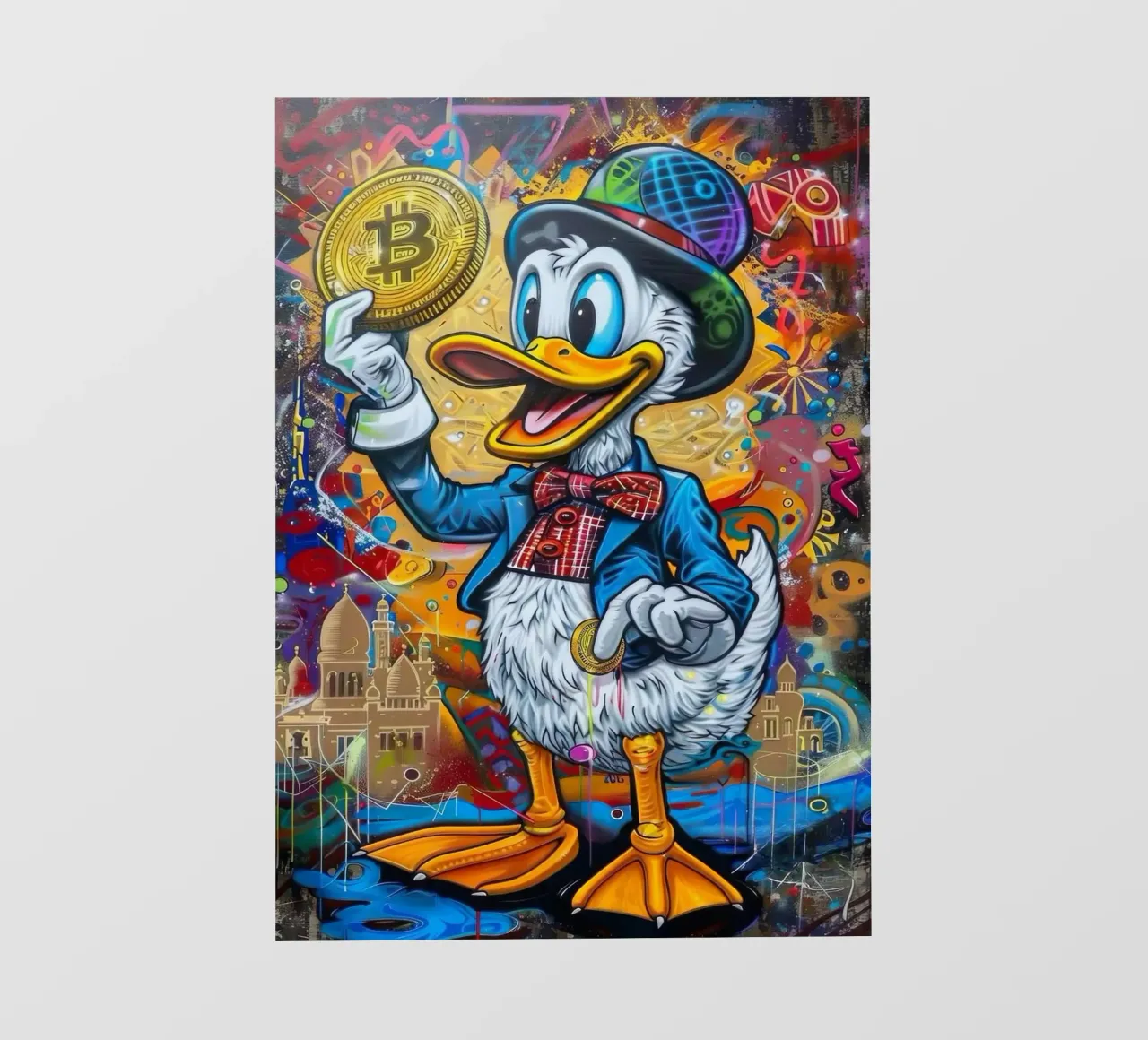 Duck Miliarder pellicola backlit da Nando Art