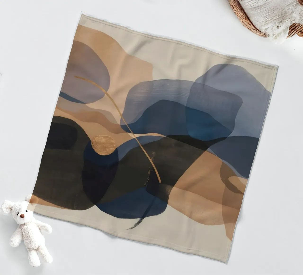 Notturno Flusso ocra coperta in pile da Vivid Reverie