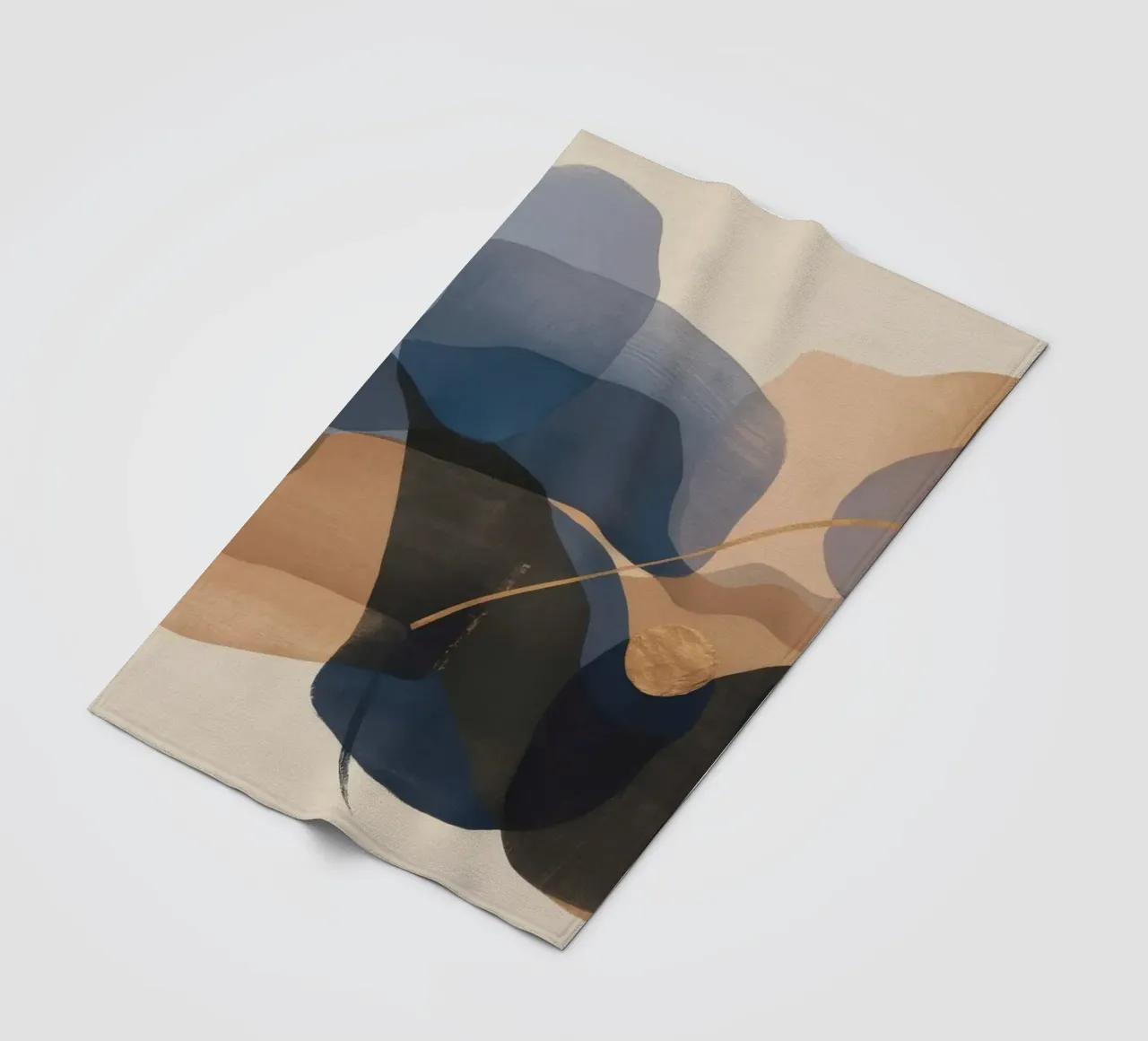 Notturno Flusso ocra coperta in pile da Vivid Reverie