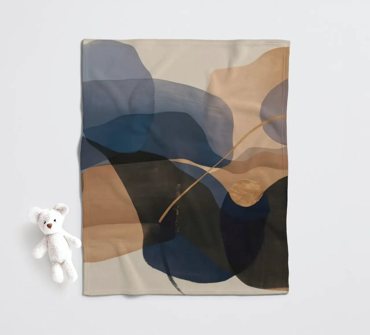 Notturno Flusso ocra coperta in pile da Vivid Reverie