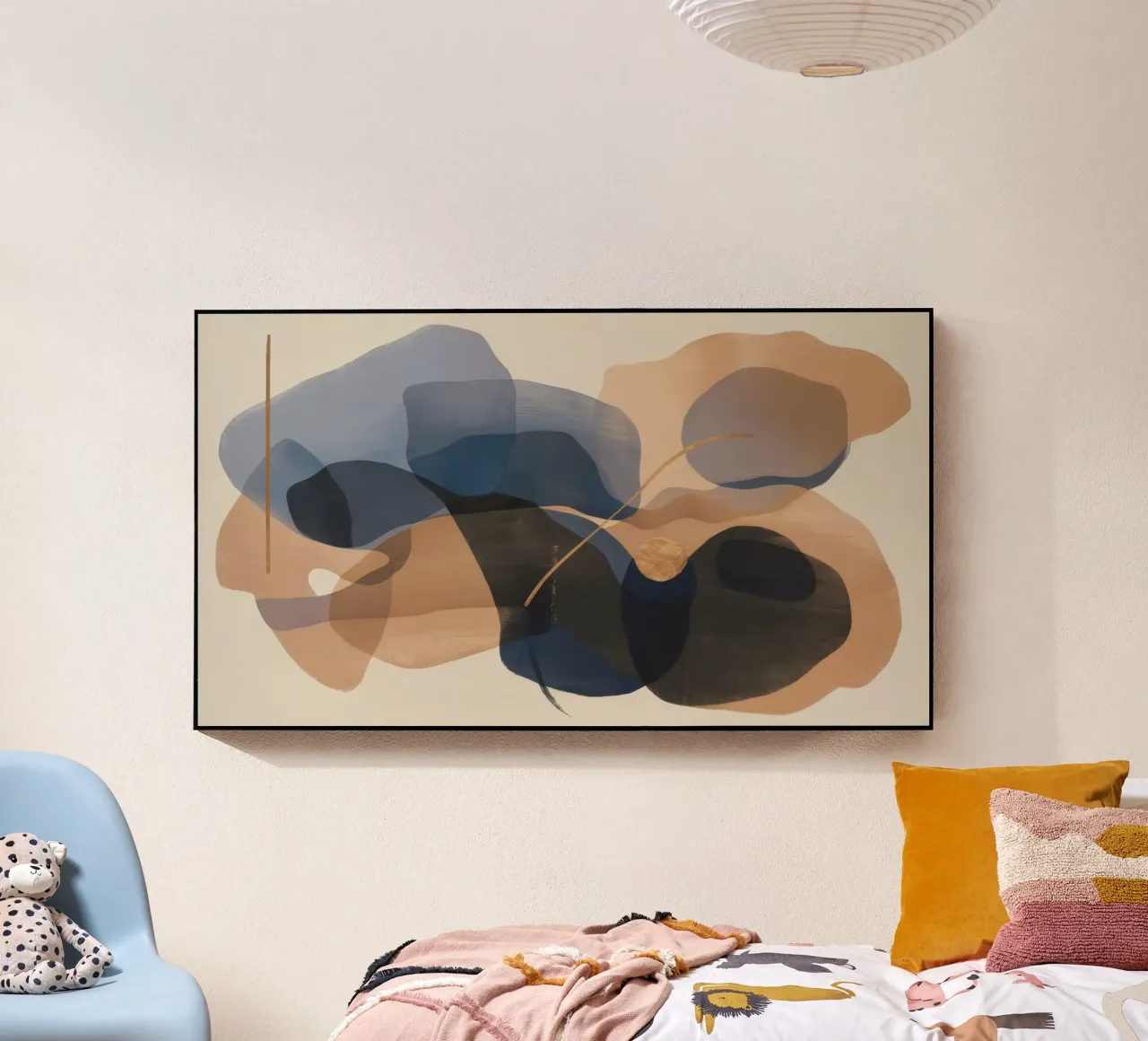 Notturno Flusso ocra plexiglass da Vivid Reverie