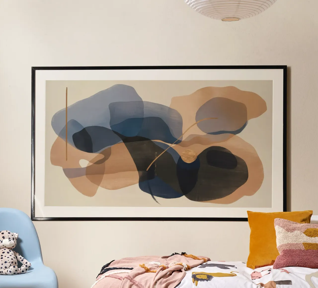 Nocturne Ochre Flow hahnemühle by Vivid Reverie