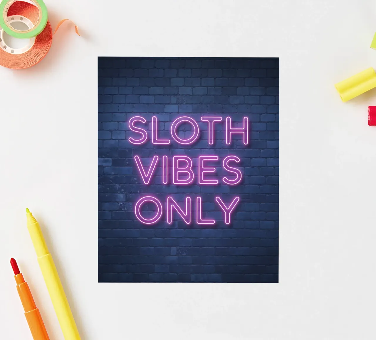 Solo Soth Vibes adesivo da SlothStella