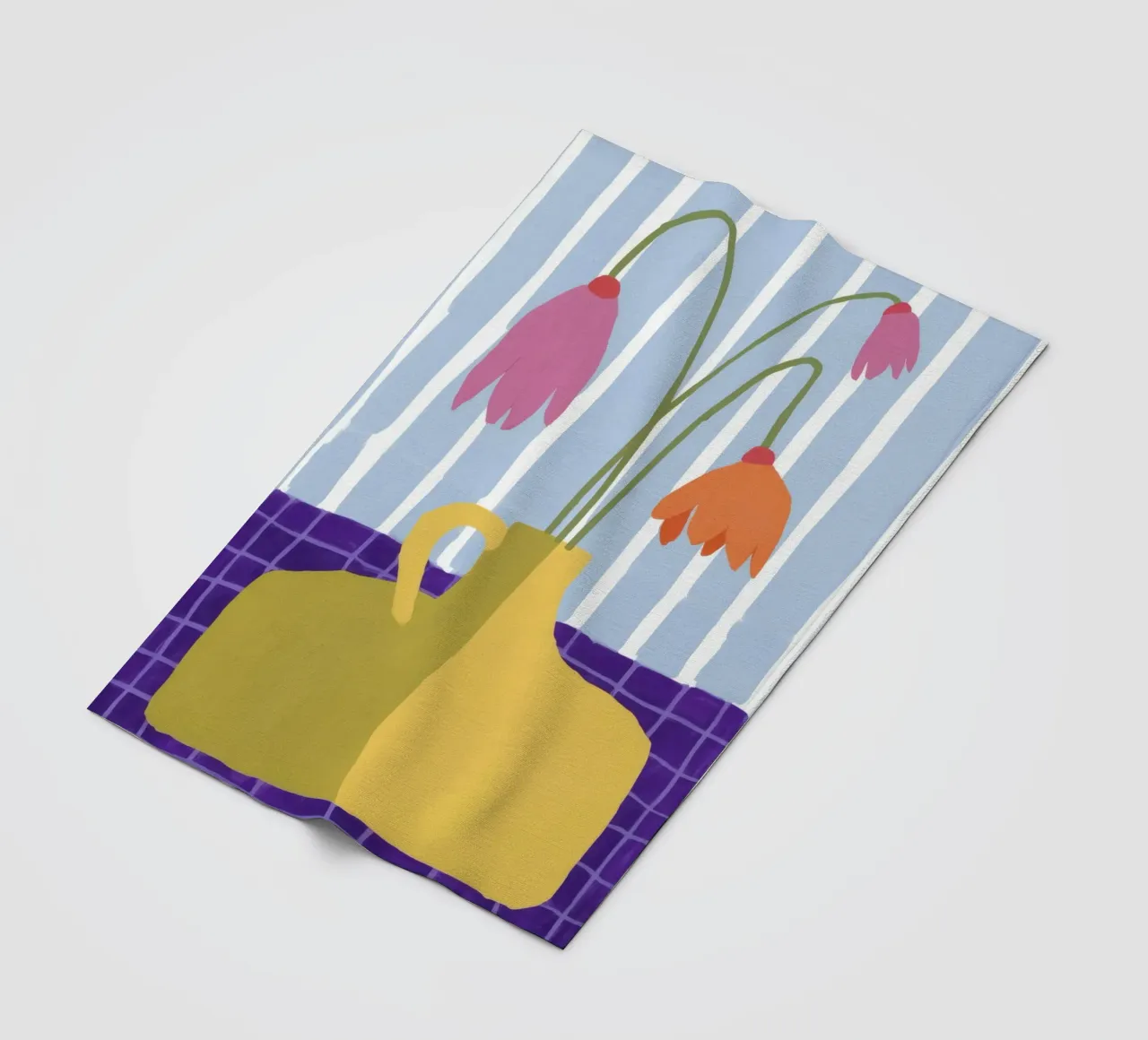 Grace a strisce appassite coperta in pile da Moonlite Desire
