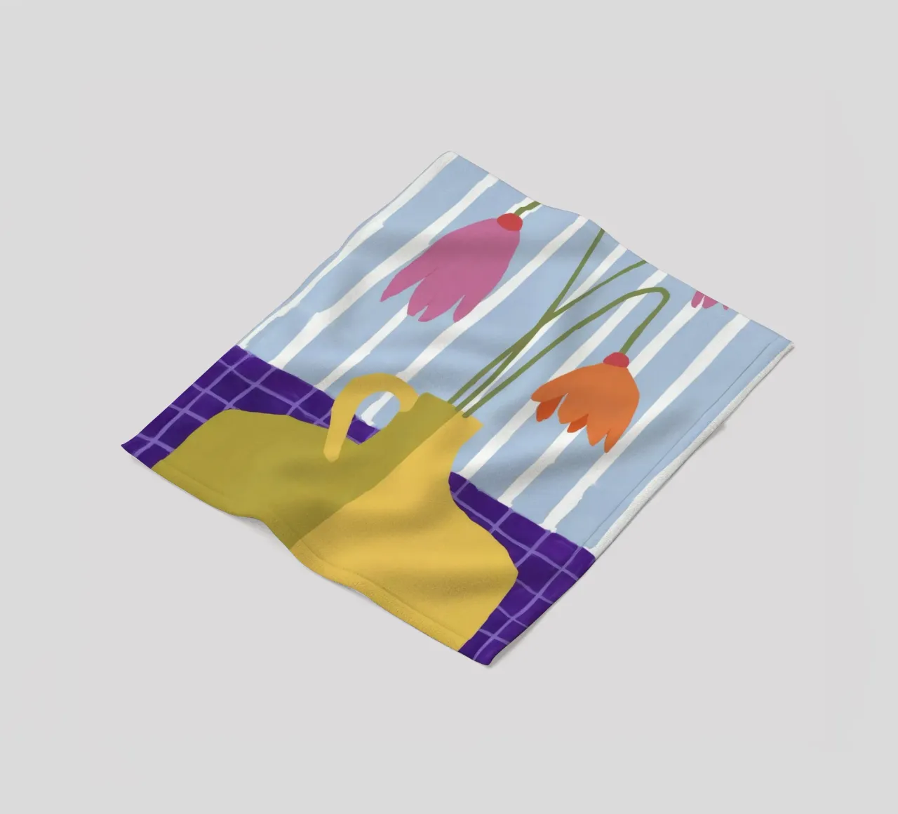 Grace a strisce appassite coperta in pile da Moonlite Desire