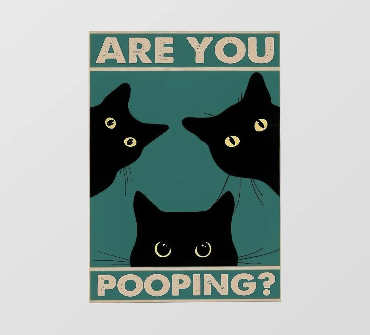Are You Pooping? pellicola backlit da Nando Art