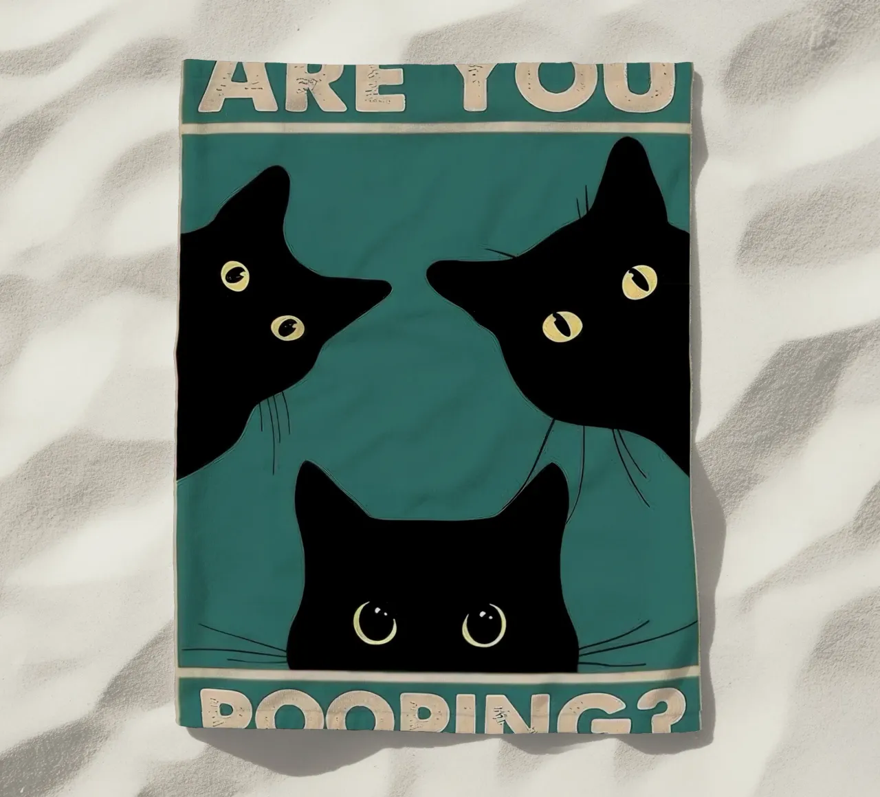 Are You Pooping? telo mare da Nando Art