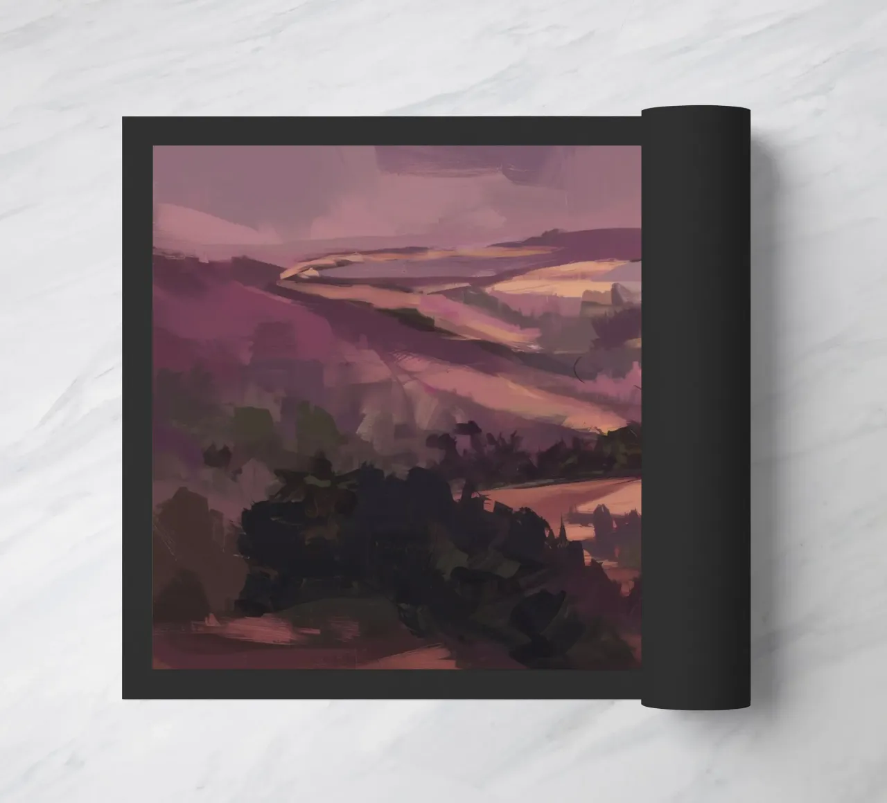 Haze di montagna crepuscolare zerbino da Radiance Landscape