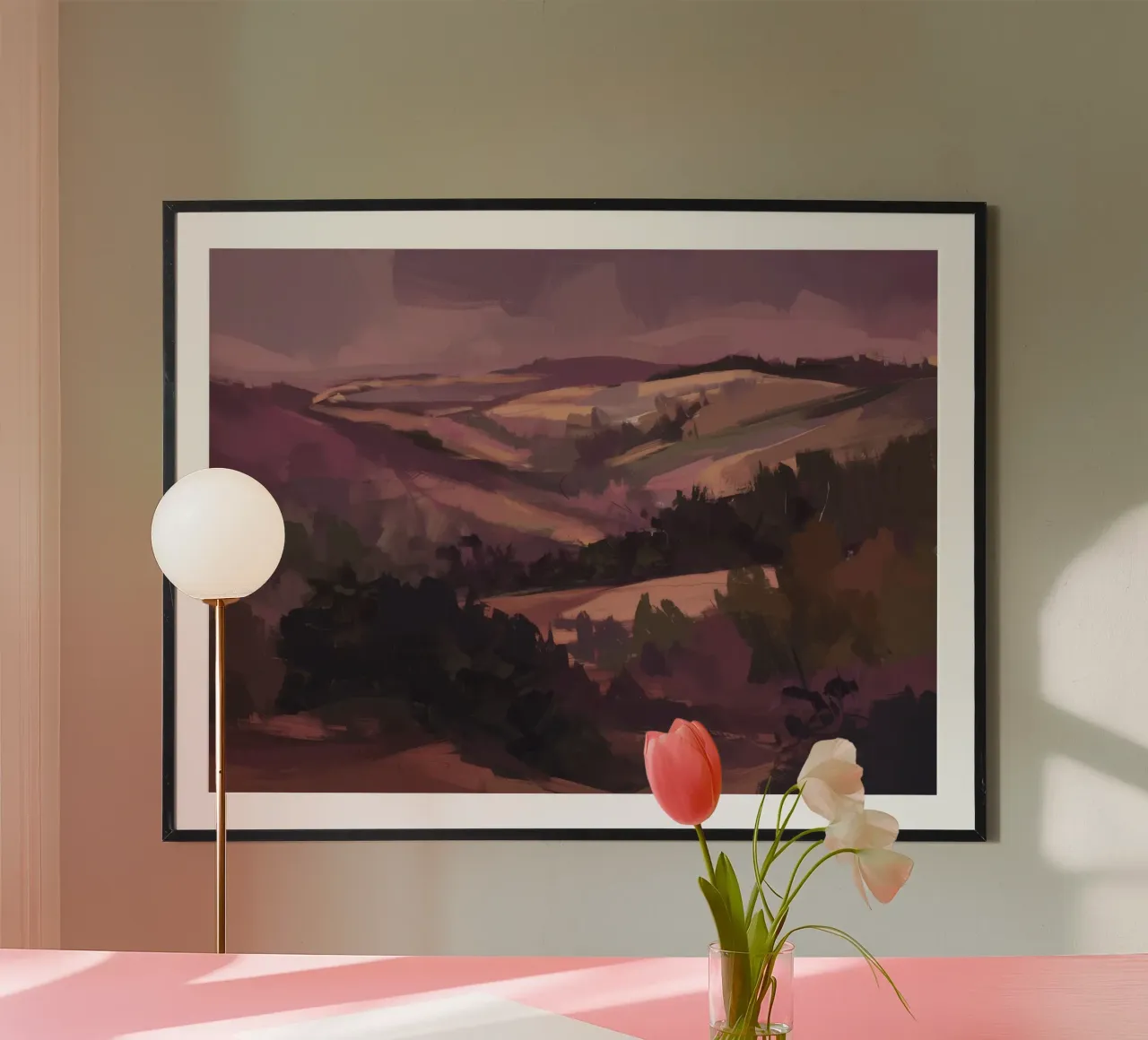 Twilight Mountain Haze hahnemühle by Radiance Landscape