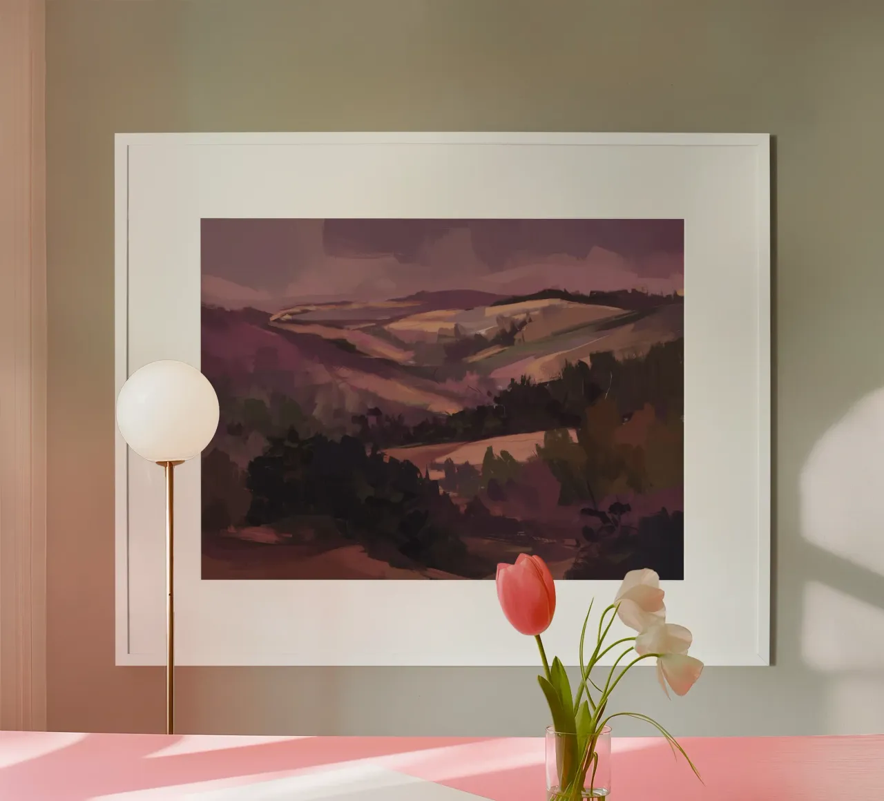 Twilight Mountain Haze hahnemühle by Radiance Landscape