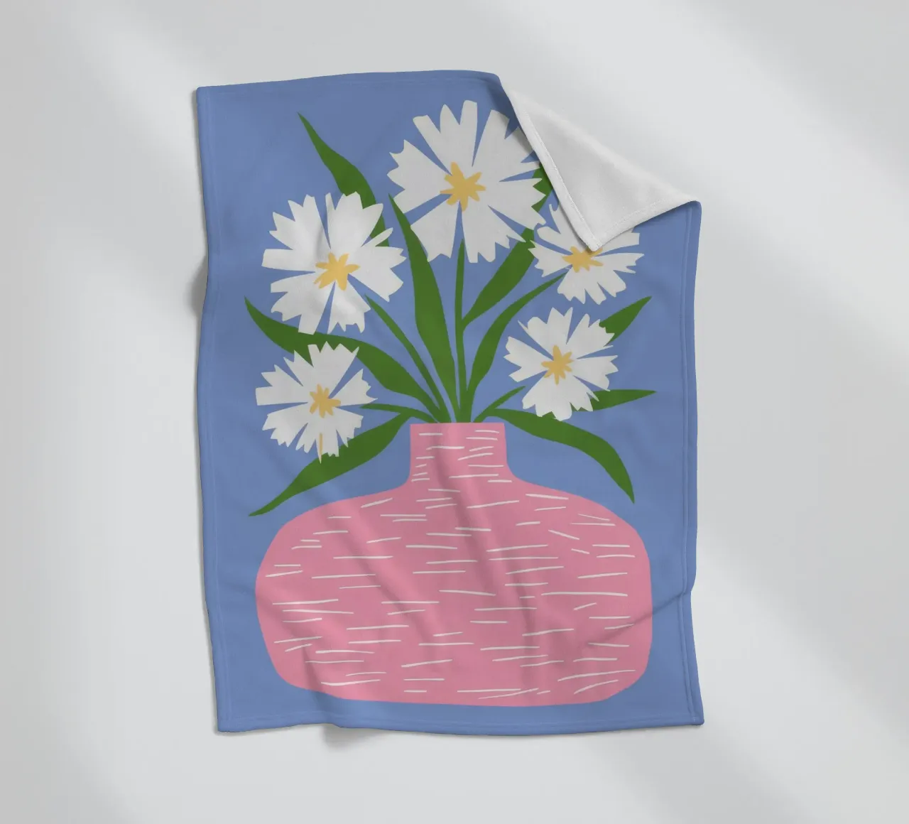 Freschezza della margherita rosa coperta in pile da Moonlite Desire