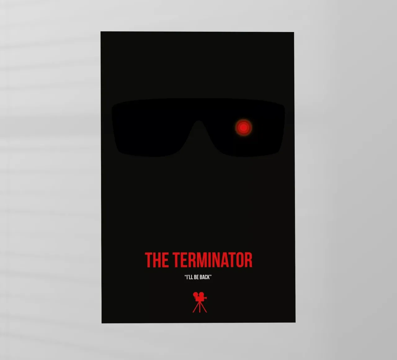 The Terminator pellicola backlit da Naxart