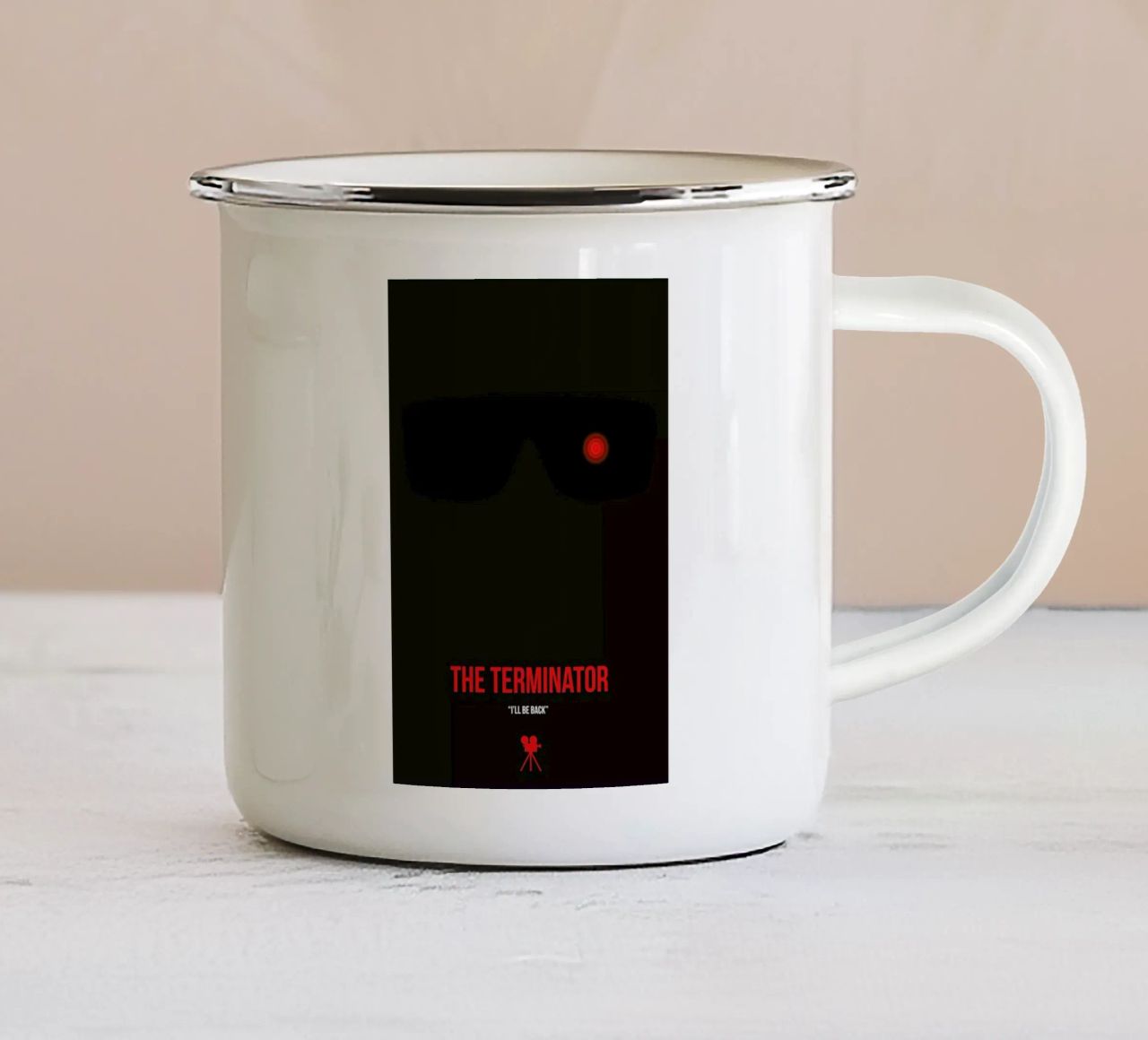 The Terminator tazza in smalto da Naxart