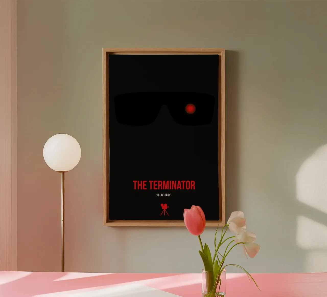 The Terminator tela con Cornice a cassetta da Naxart