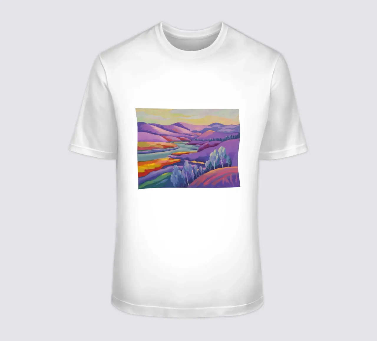 Candy Gekleurde Vallei t-shirt van Radiance Landscape