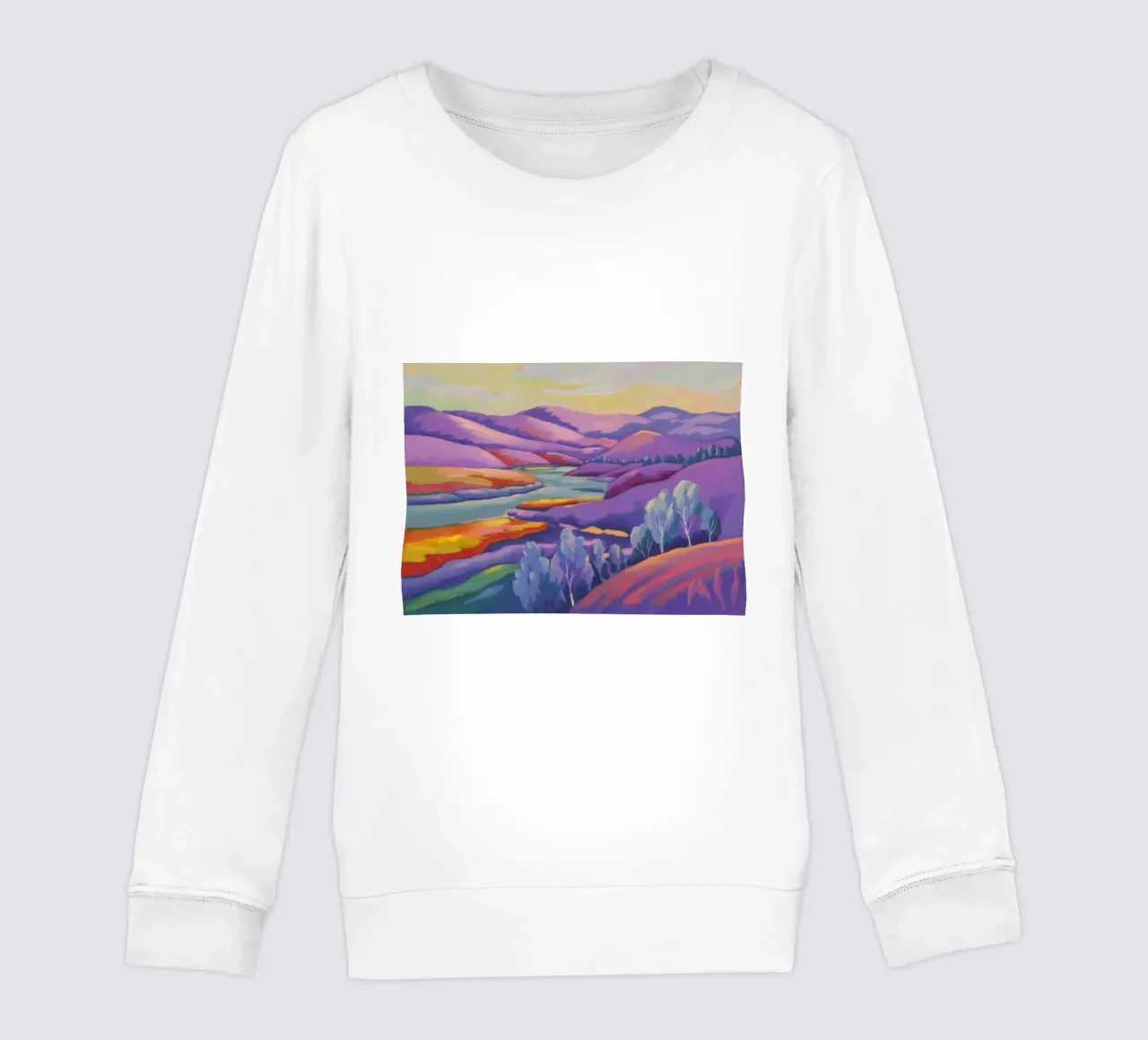 Valle colorata di caramelle felpa bambino da Radiance Landscape