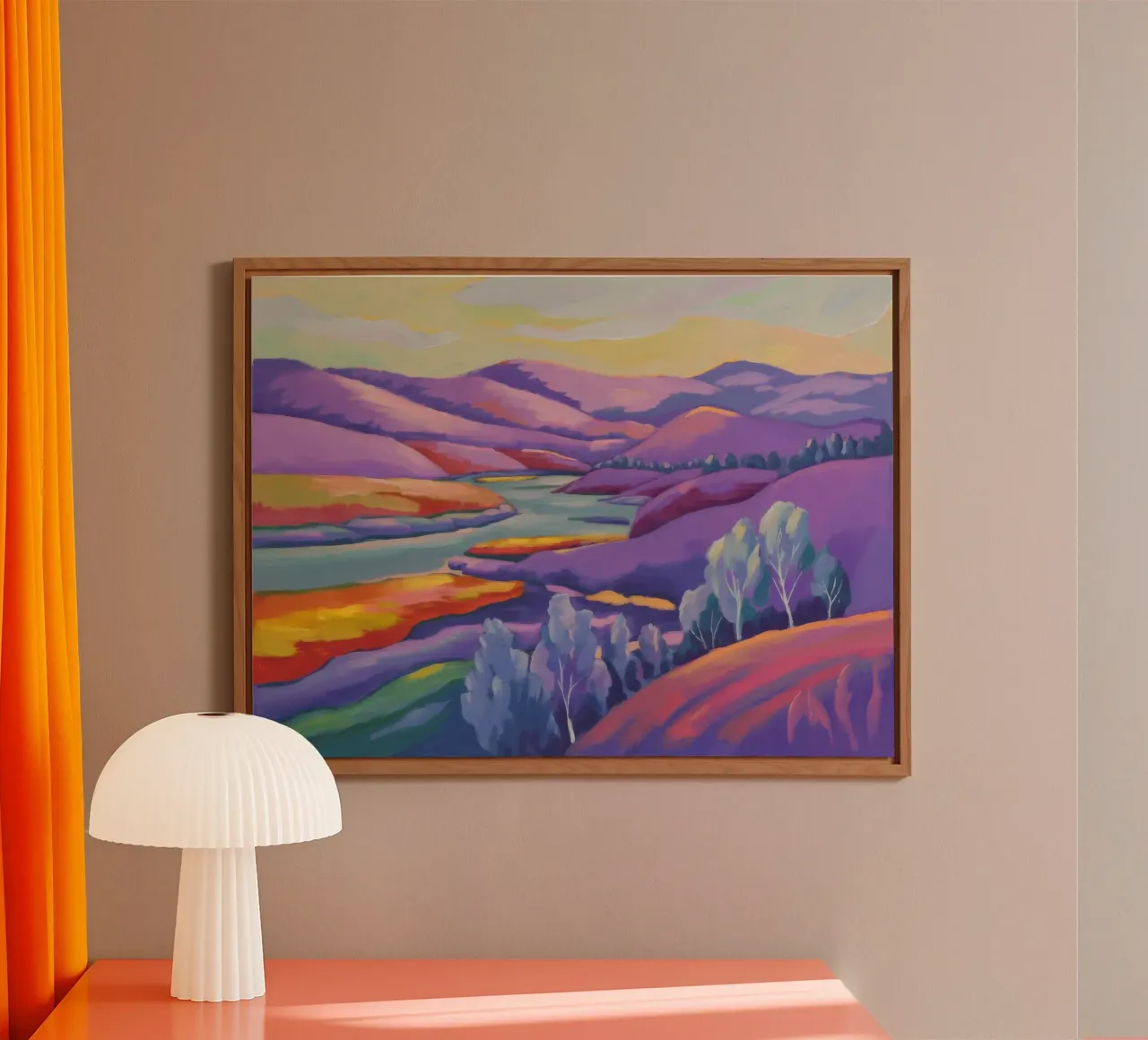 Valle colorata di caramelle alluminio dibond da Radiance Landscape