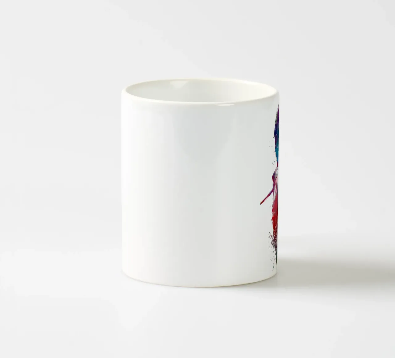 Golfspieler Sport Kunst weiß Keramik Tasse von SPORT