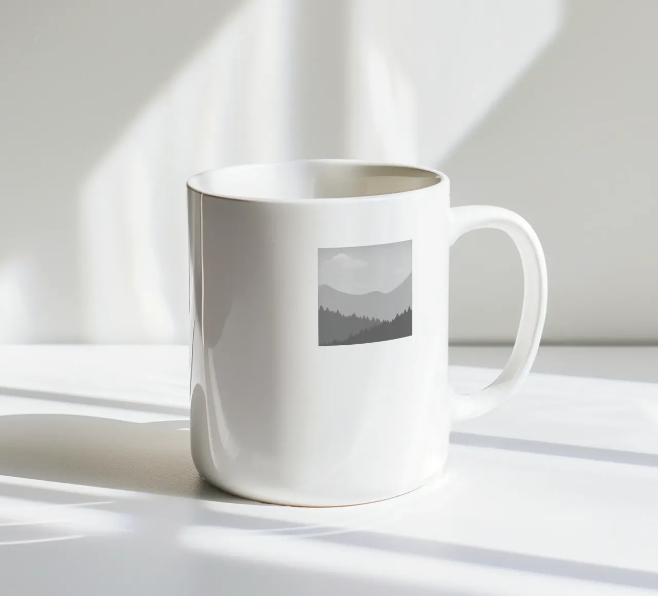 Griglia monocromatica Calore tazza in ceramica da Moonlite Desire
