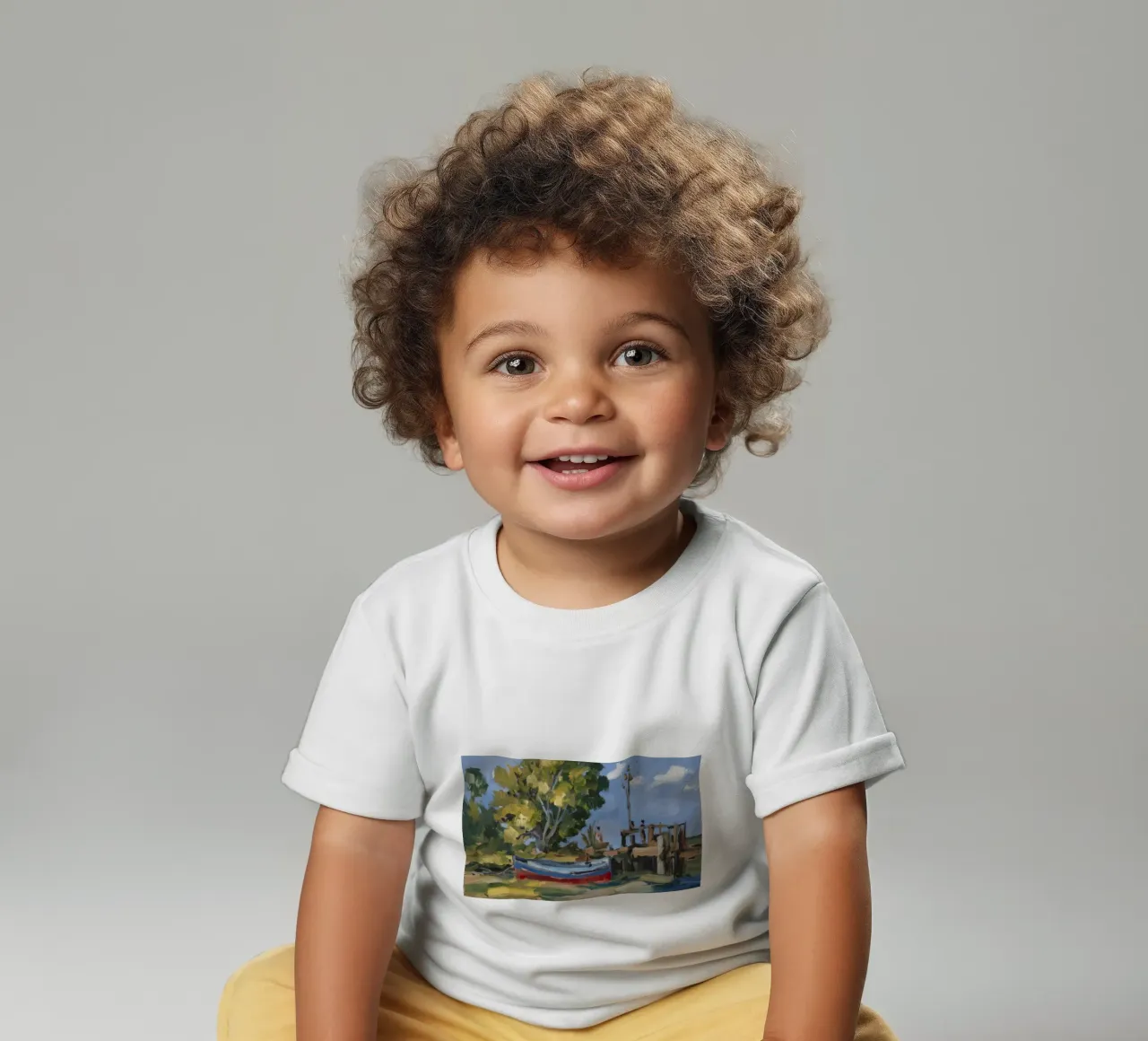 Bateau échoué Solitude t-shirt pour bébé de Radiance Landscape