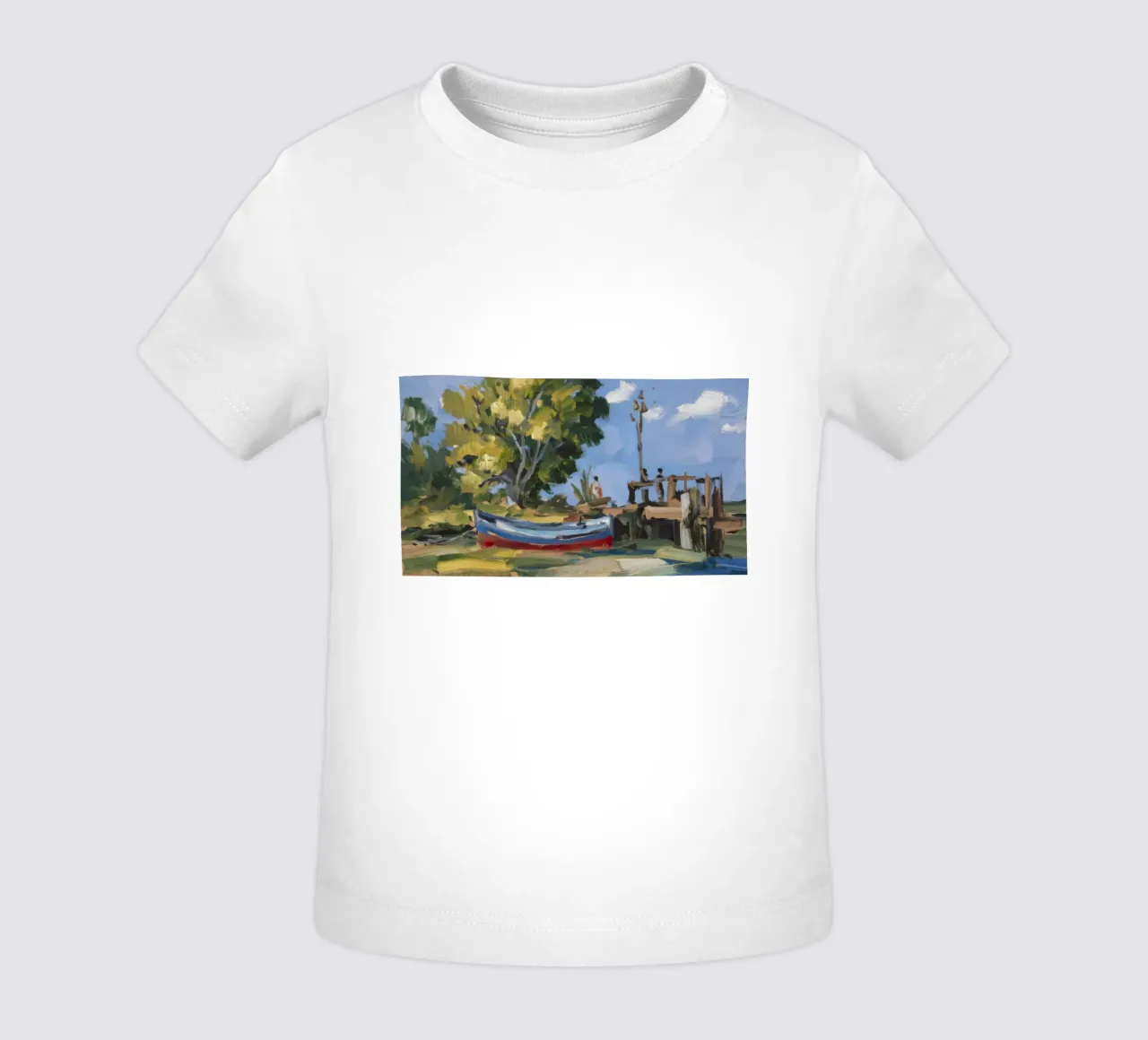 Bateau échoué Solitude t-shirt pour bébé de Radiance Landscape