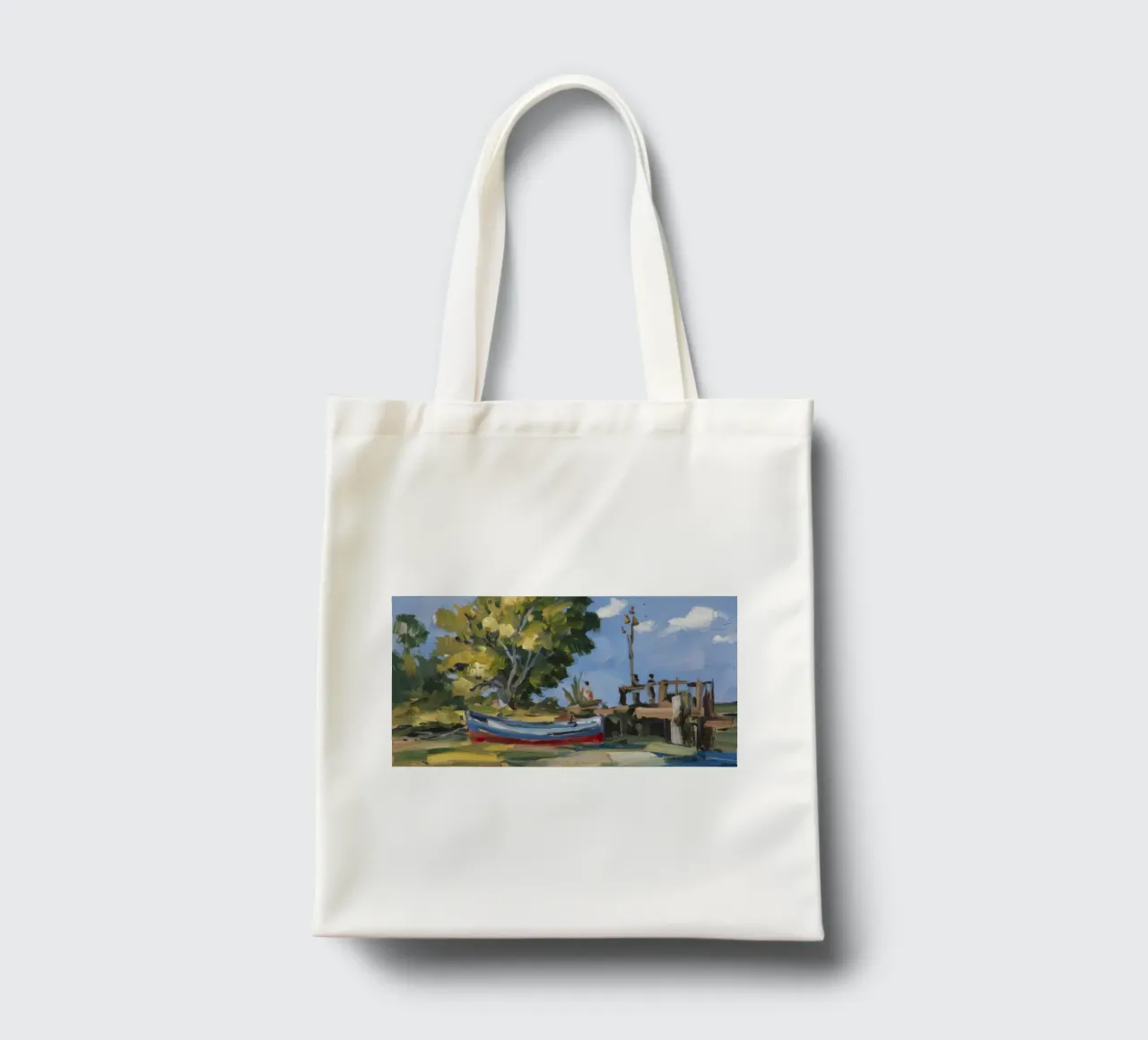 Bateau échoué Solitude tote bag de Radiance Landscape
