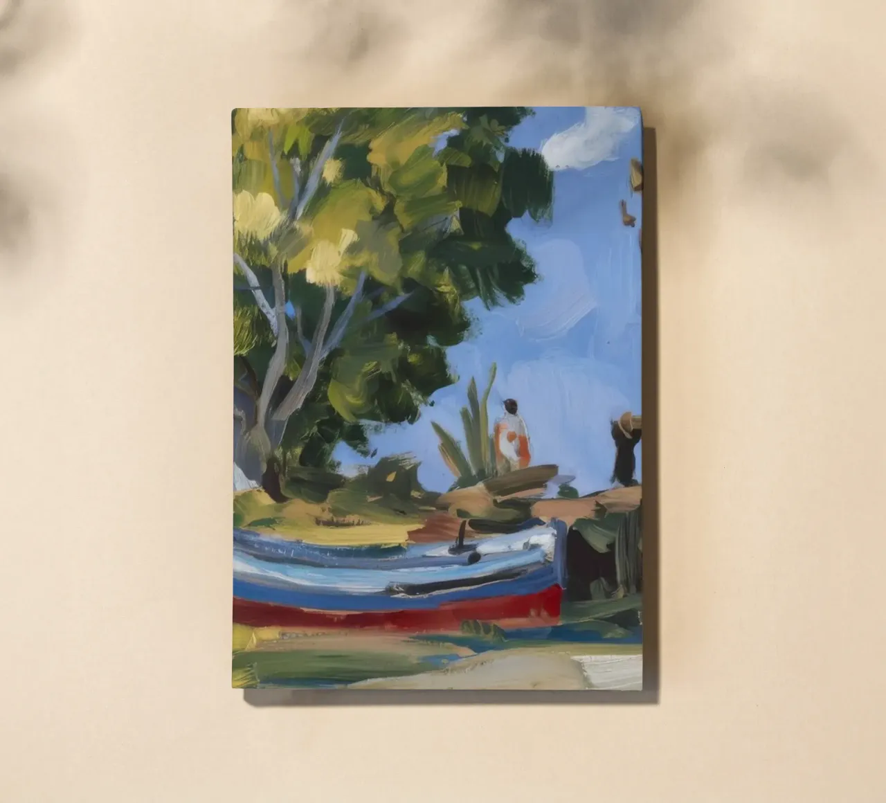 Beached Boat Solitude notebook by Radiance Landscape