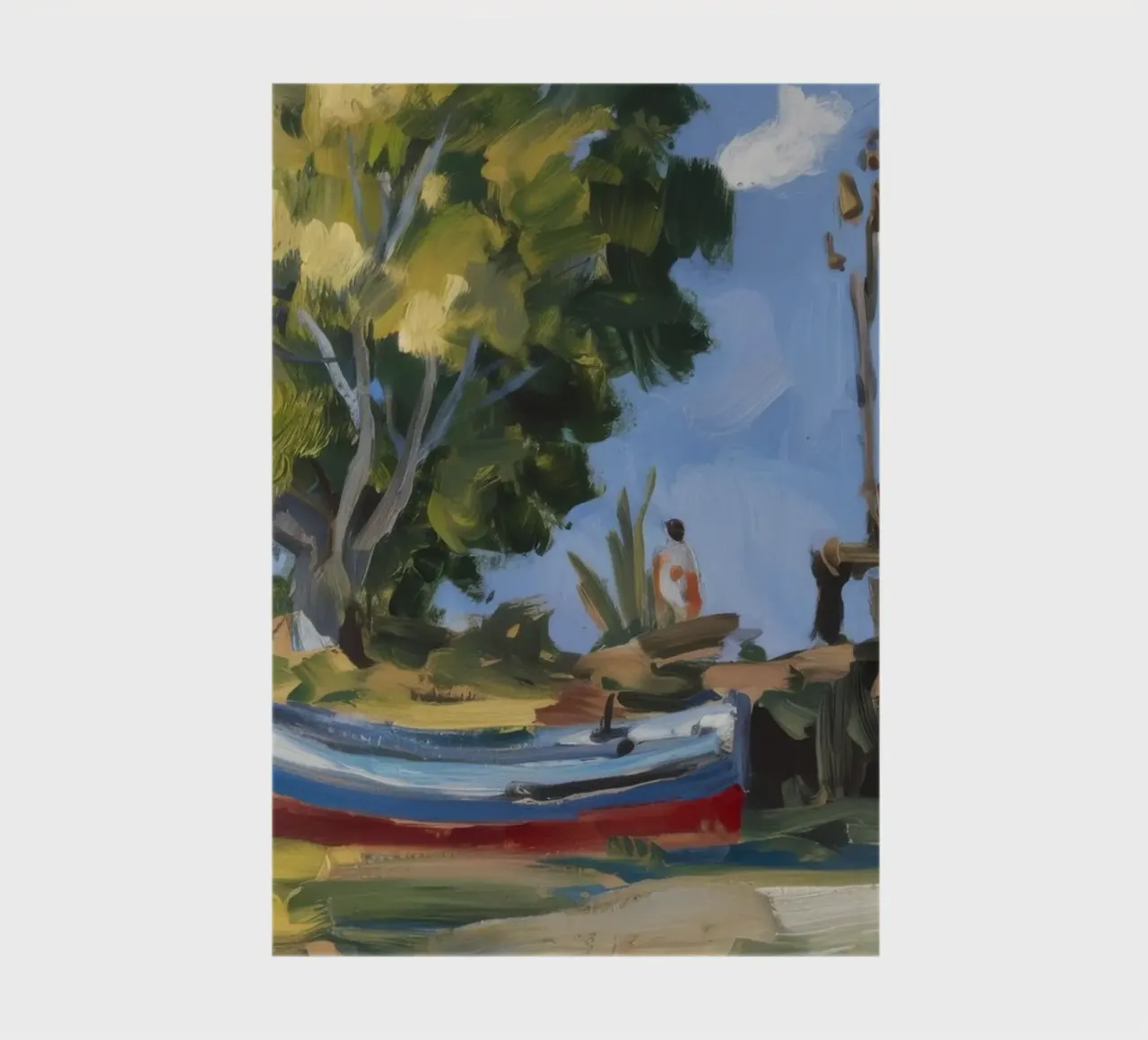 Beached Boat Solitude notebook by Radiance Landscape