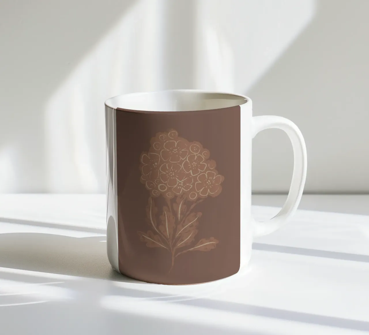 Fiori di moka tazza in ceramica da Nikitajariwala