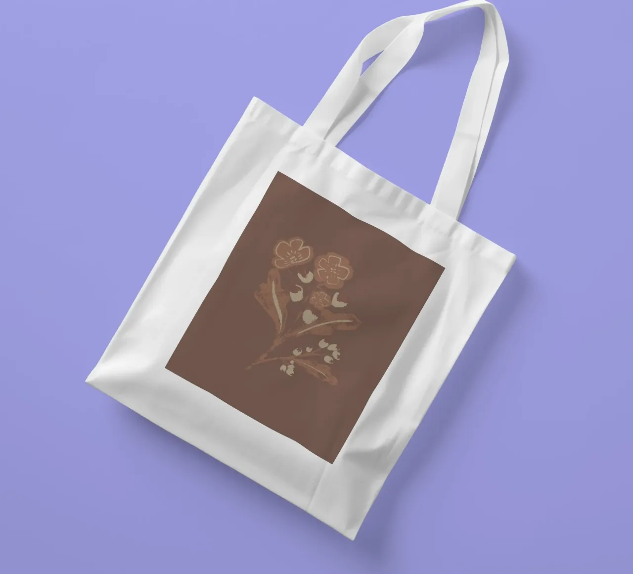 Mocha Blossom borsa in juta da Nikitajariwala