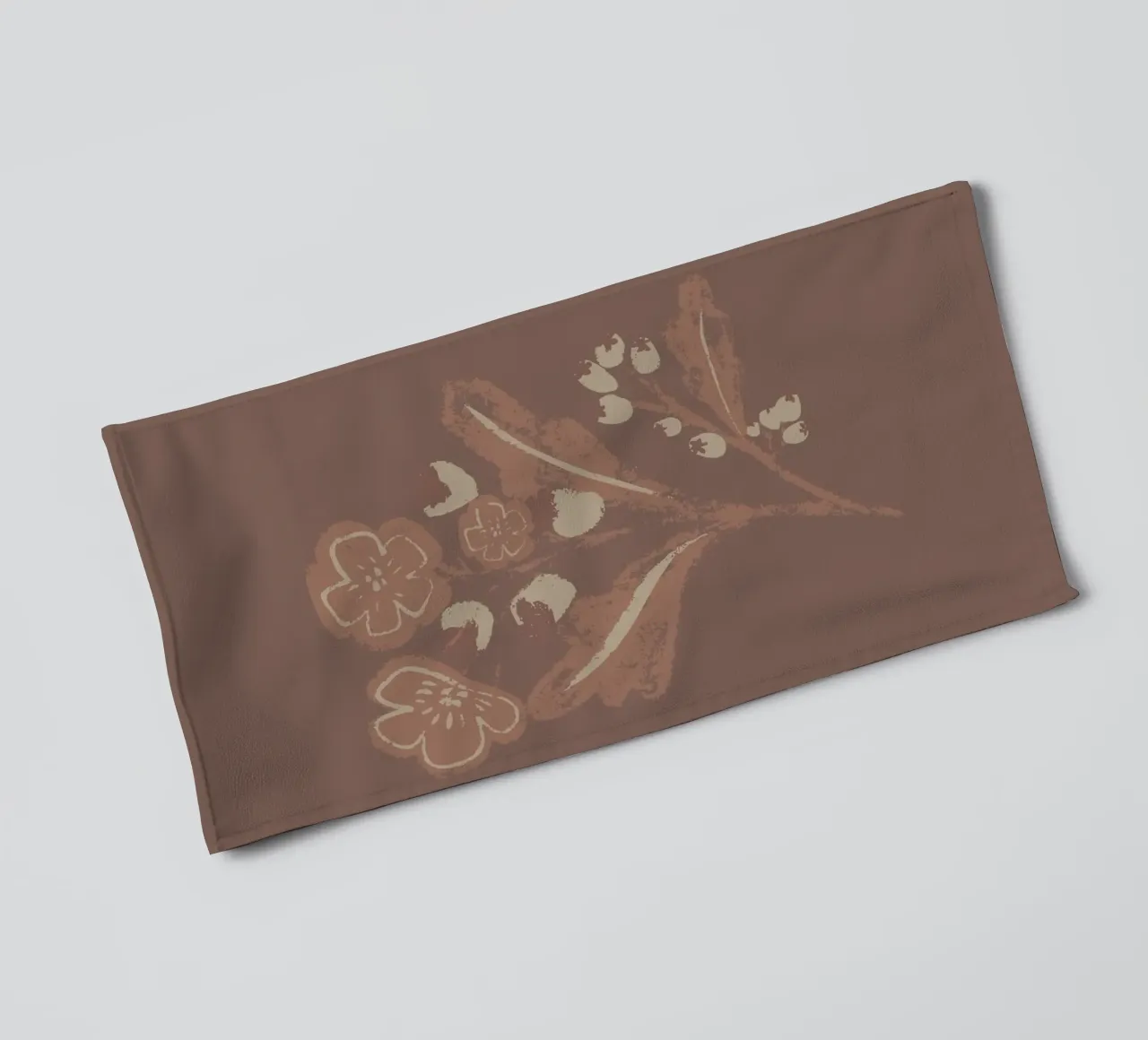 Mocha Blossom asciugamano da bagno da Nikitajariwala
