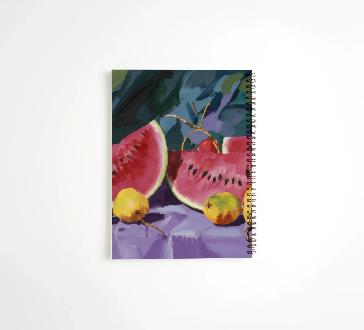 Watermelon Slice Feast spiral notebook by Radiance Landscape