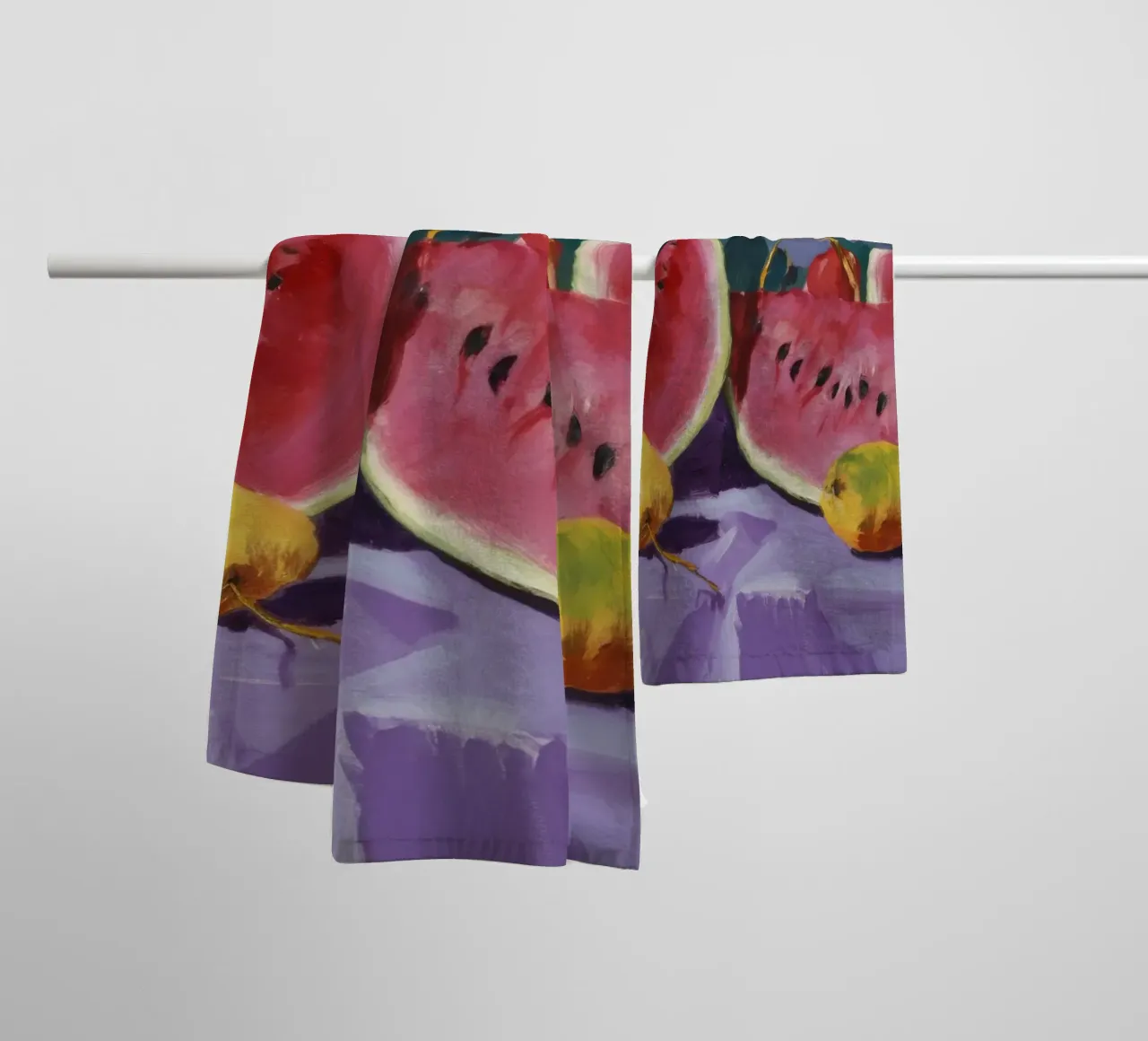 Watermelon Slice Feast towel by Radiance Landscape