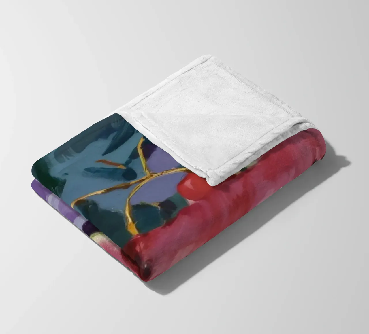 Watermelon Slice Feast fleece blanket by Radiance Landscape