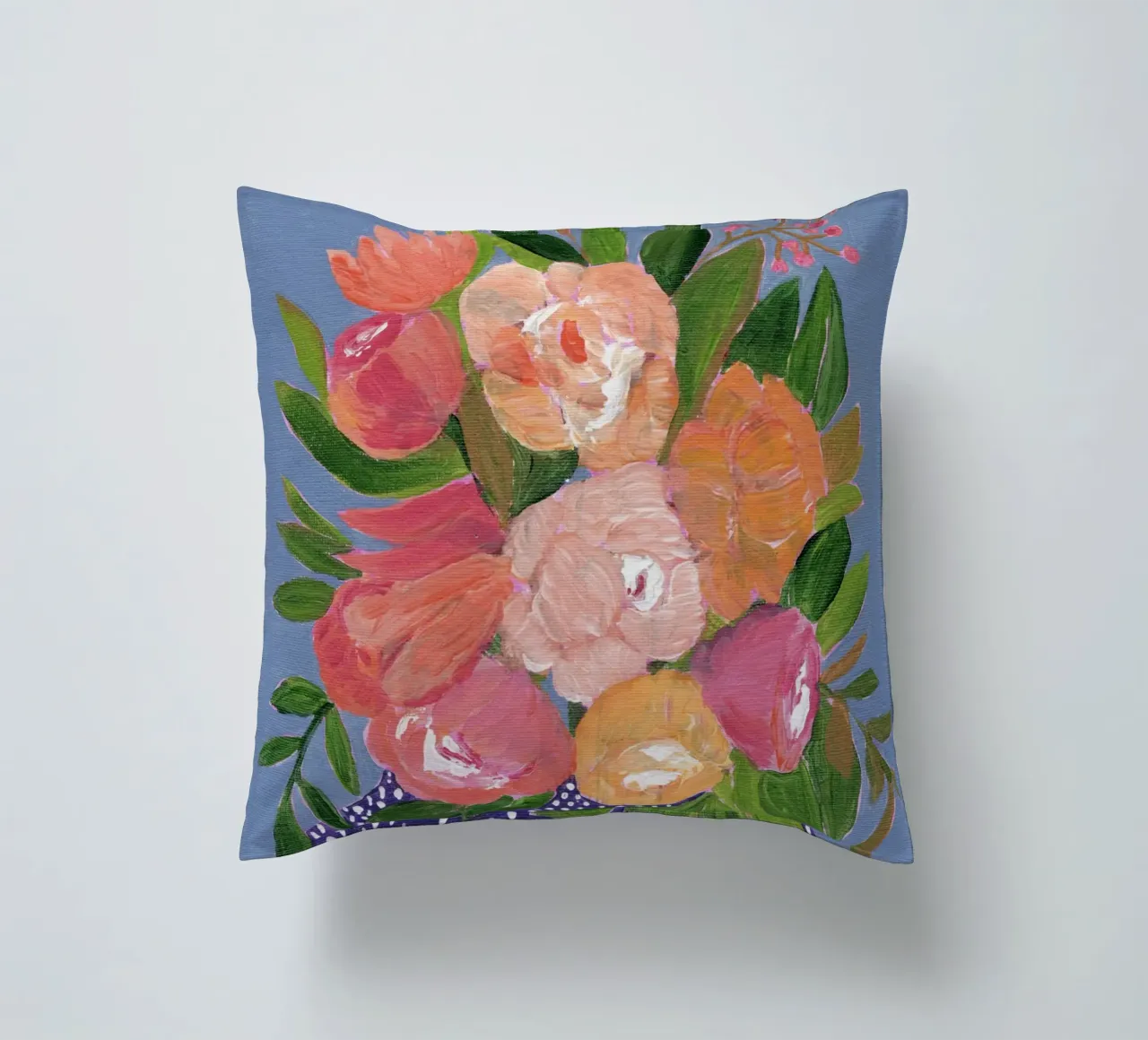 Fiori in acrilico colorati cuscino da Nikitajariwala