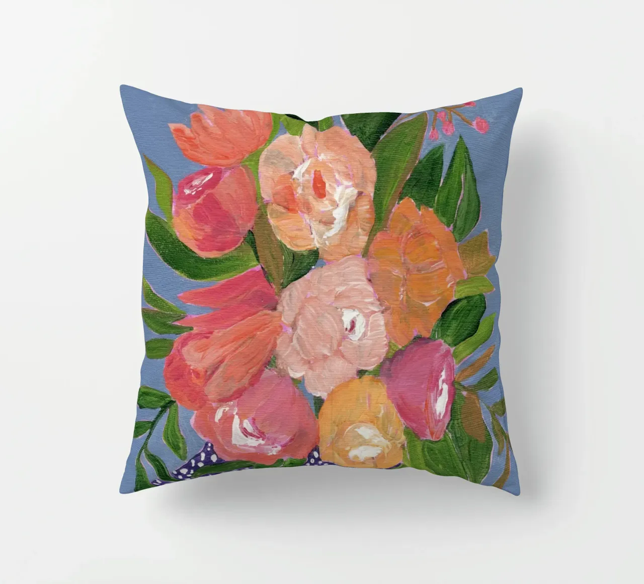 Fiori in acrilico colorati cuscino da Nikitajariwala