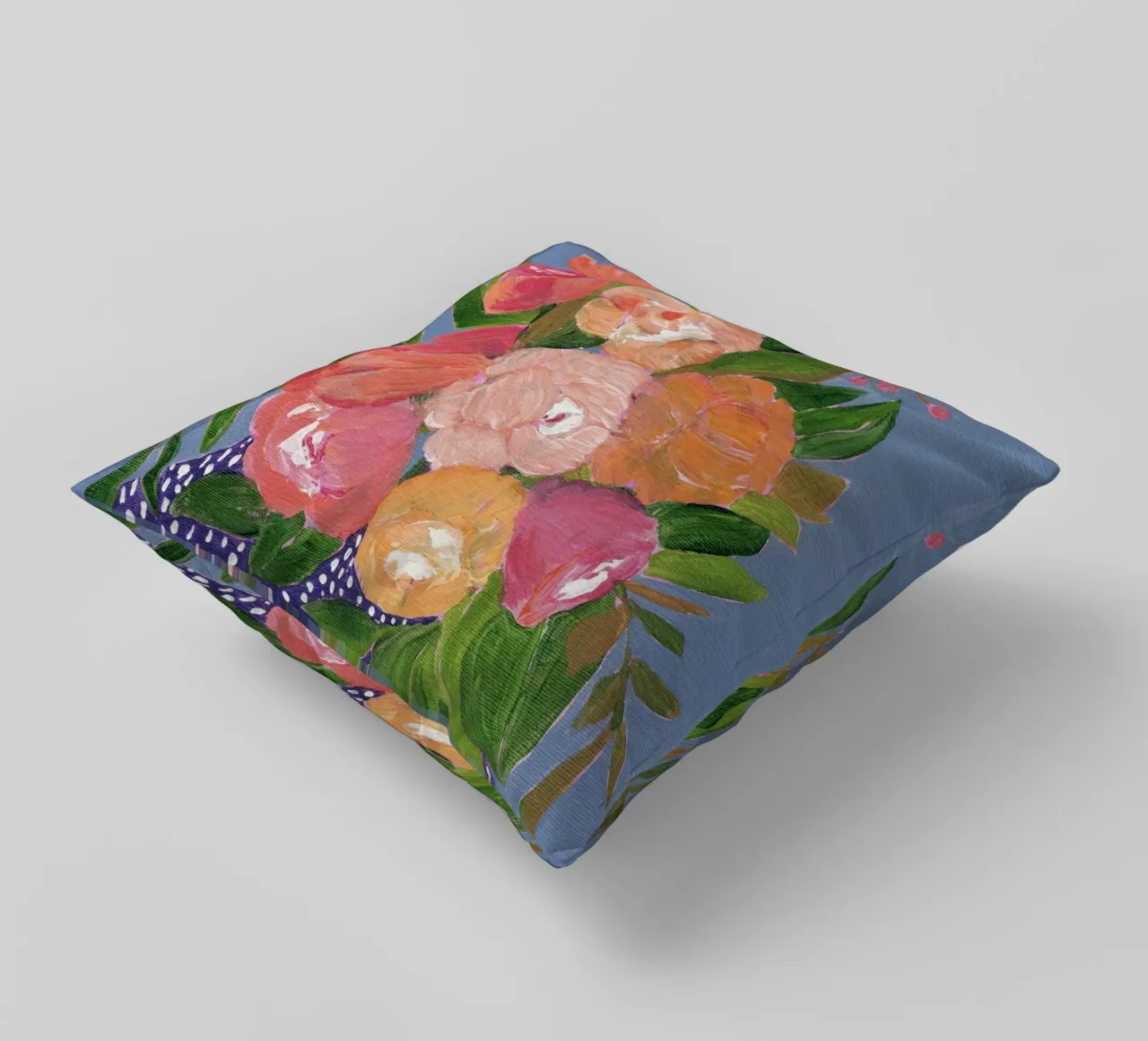 Fiori in acrilico colorati cuscino da Nikitajariwala