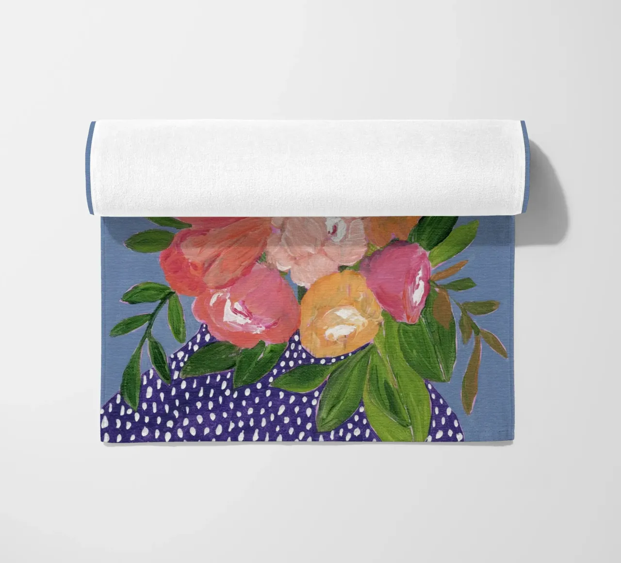 Fiori in acrilico colorati telo mare da Nikitajariwala