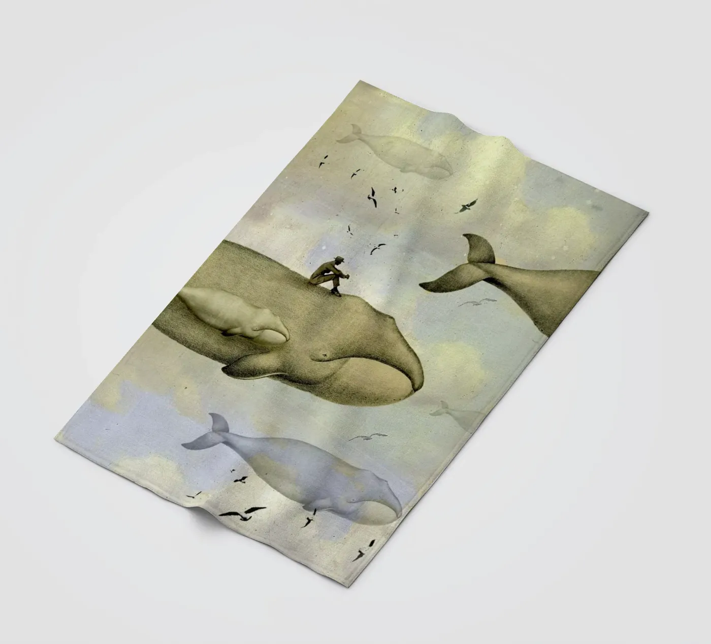 Contemplation Fleecedecke von Catrin Welz-Stein